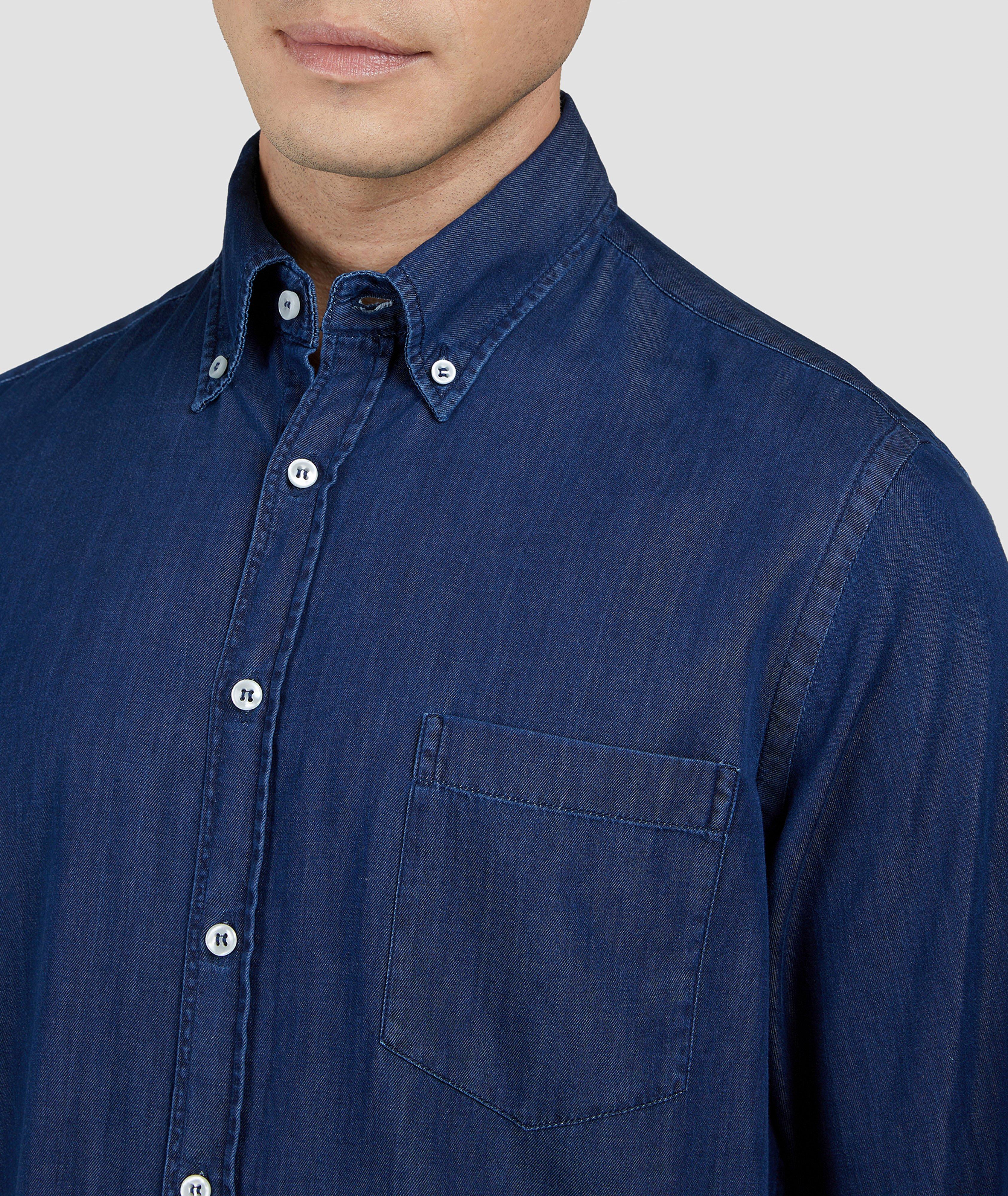 Giza Cotton Denim Shirt image 3