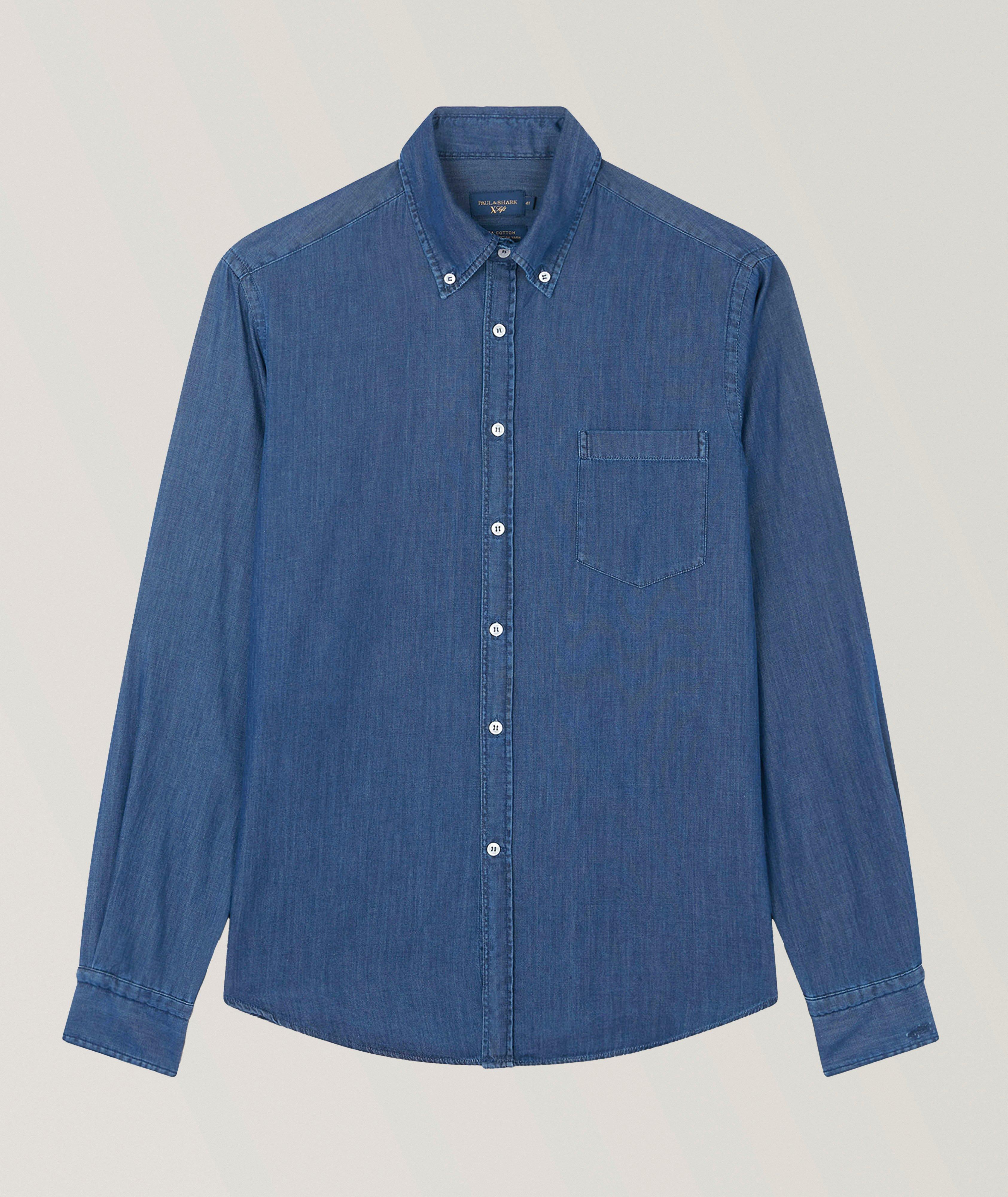 Giza Cotton Denim Shirt image 0