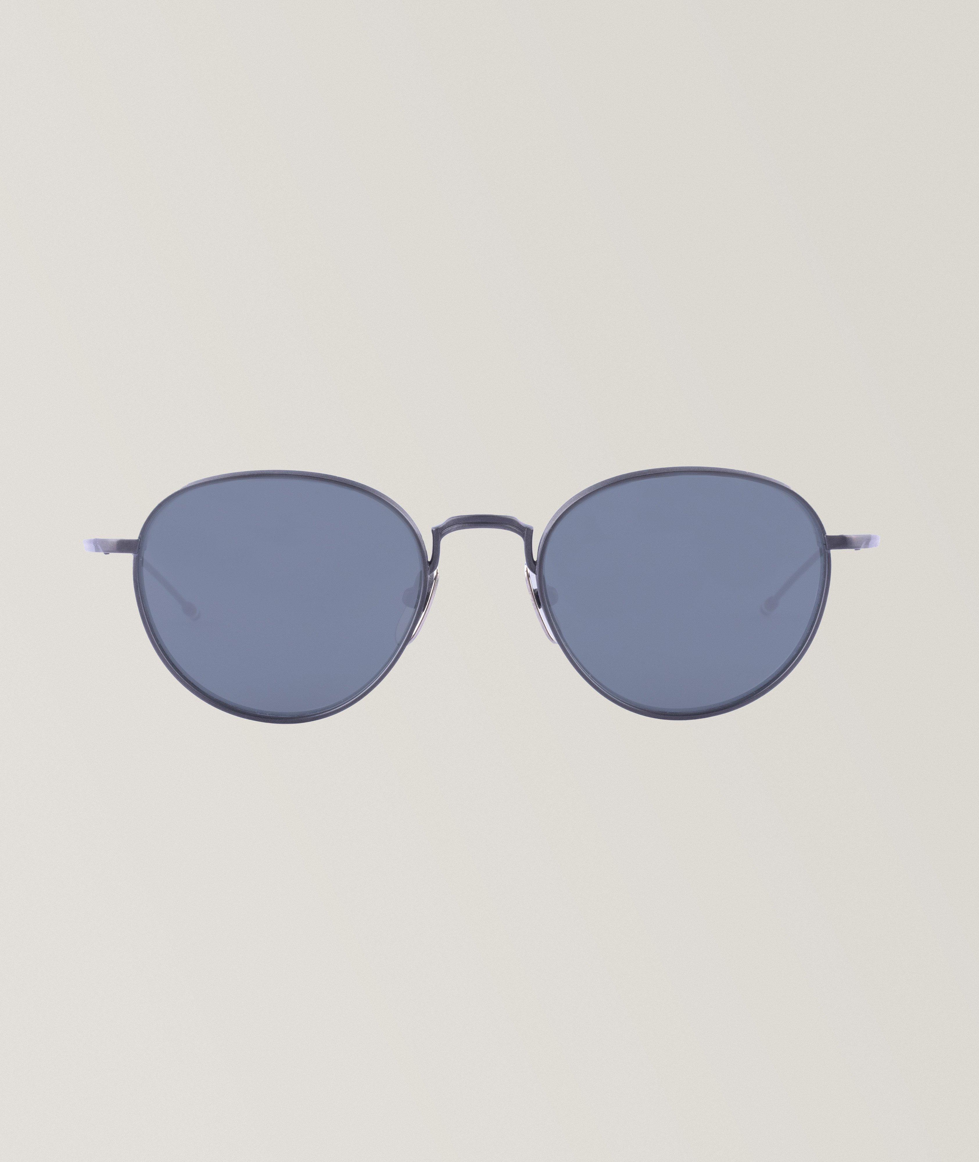 Iron Titanium Round Sunglasses image 1