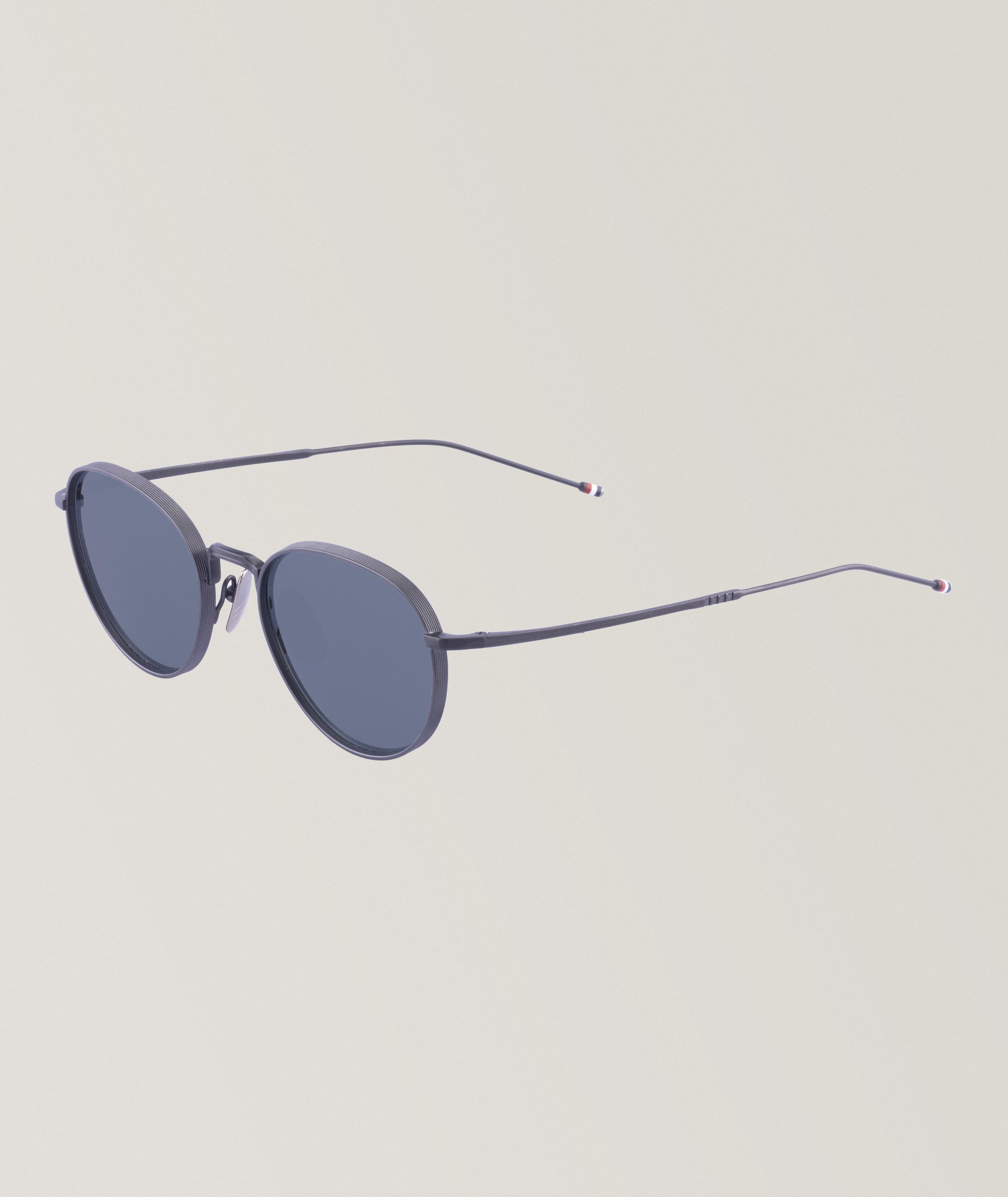 Iron Titanium Round Sunglasses image 0