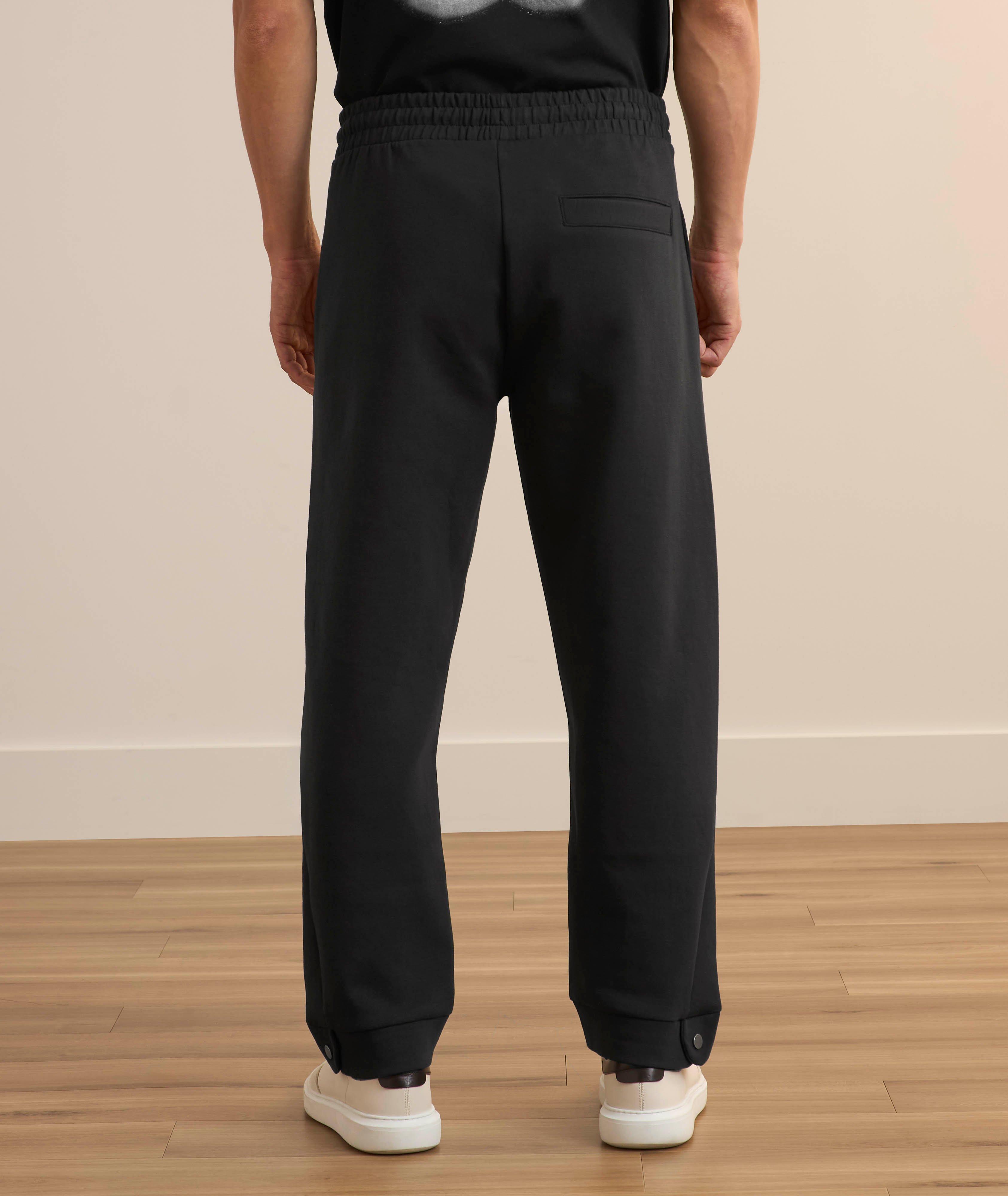 Stacked Box Logo Cotton-Blend Sweatpants  image 2