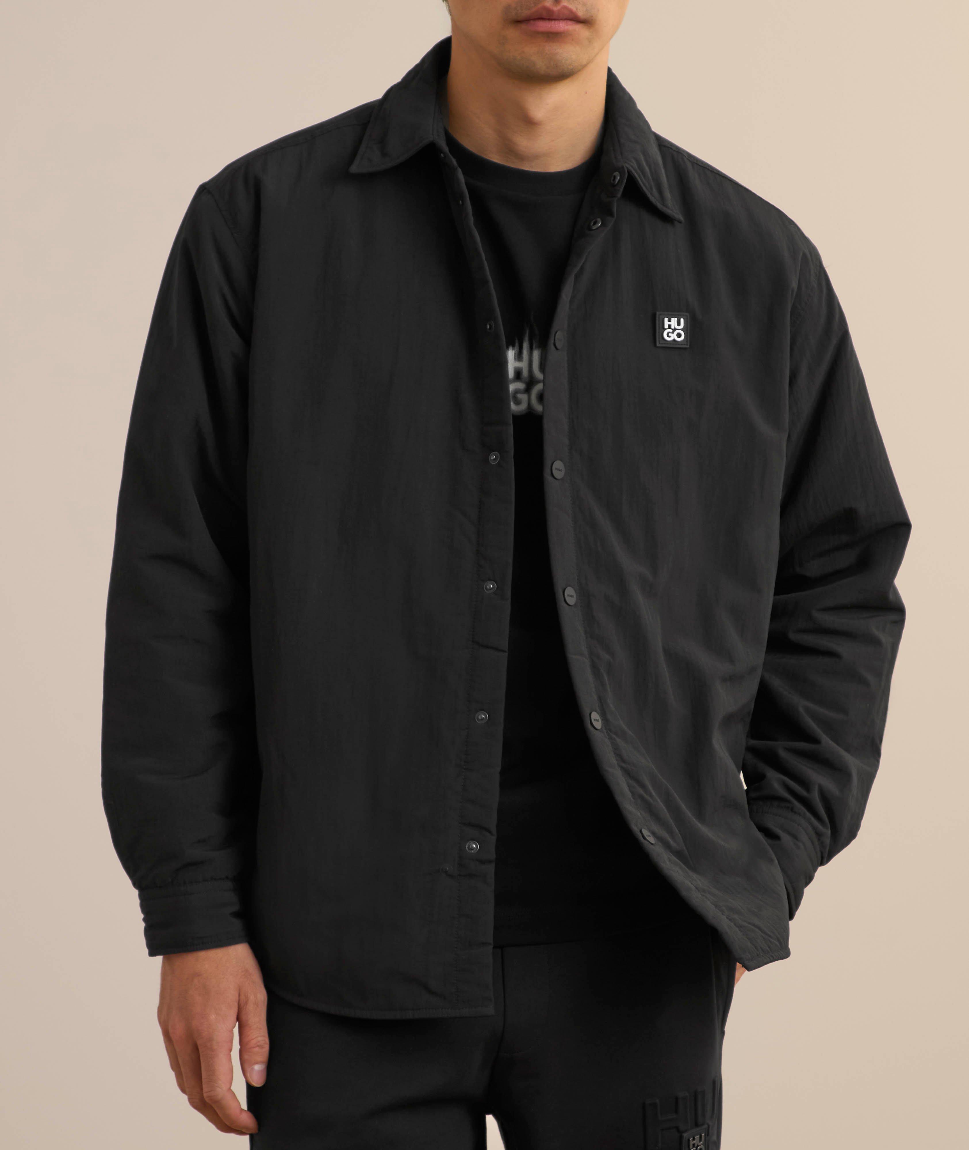 Stacked Logo Badge Padded Overshirt  image 1
