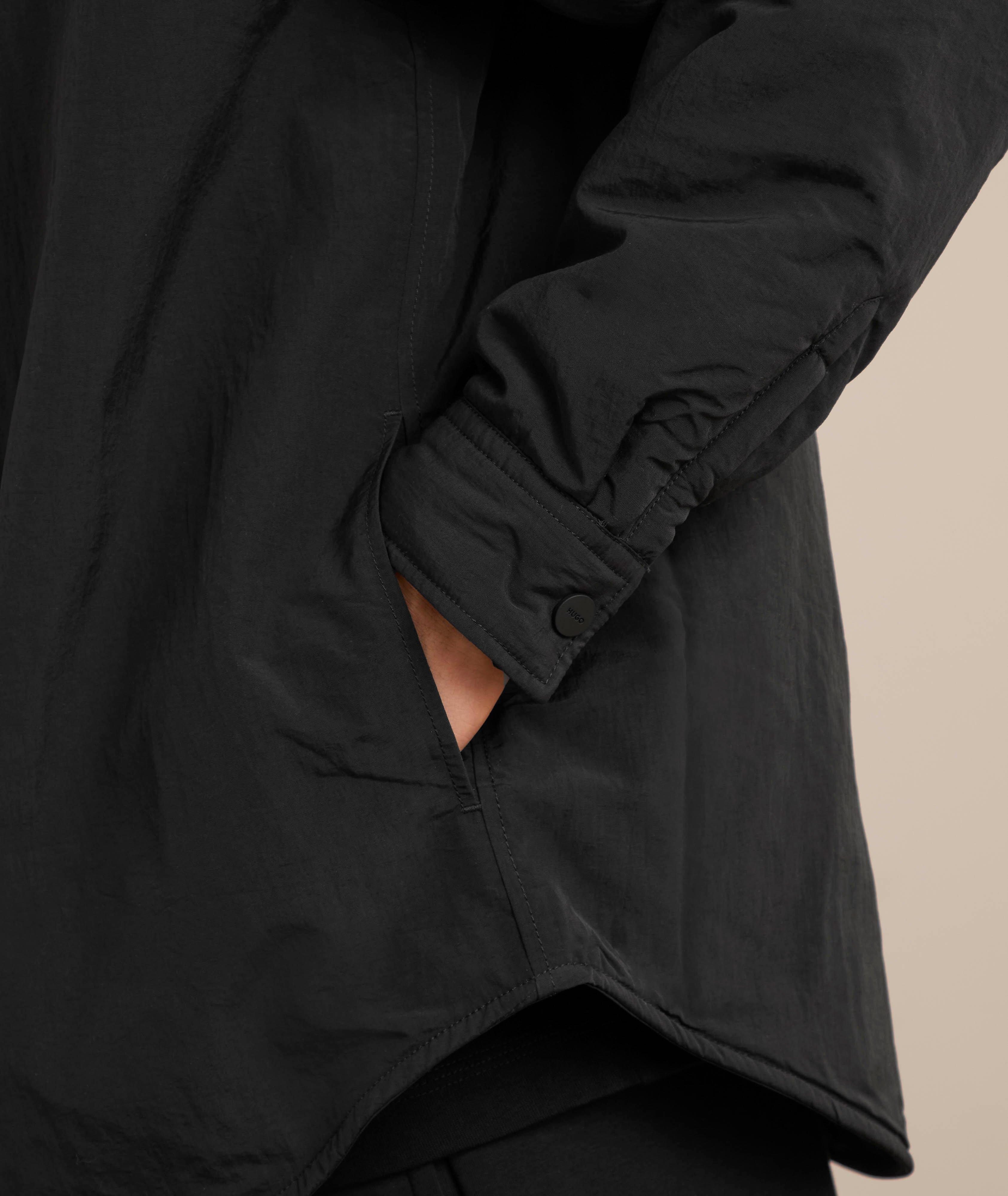 Stacked Logo Badge Padded Overshirt  image 4