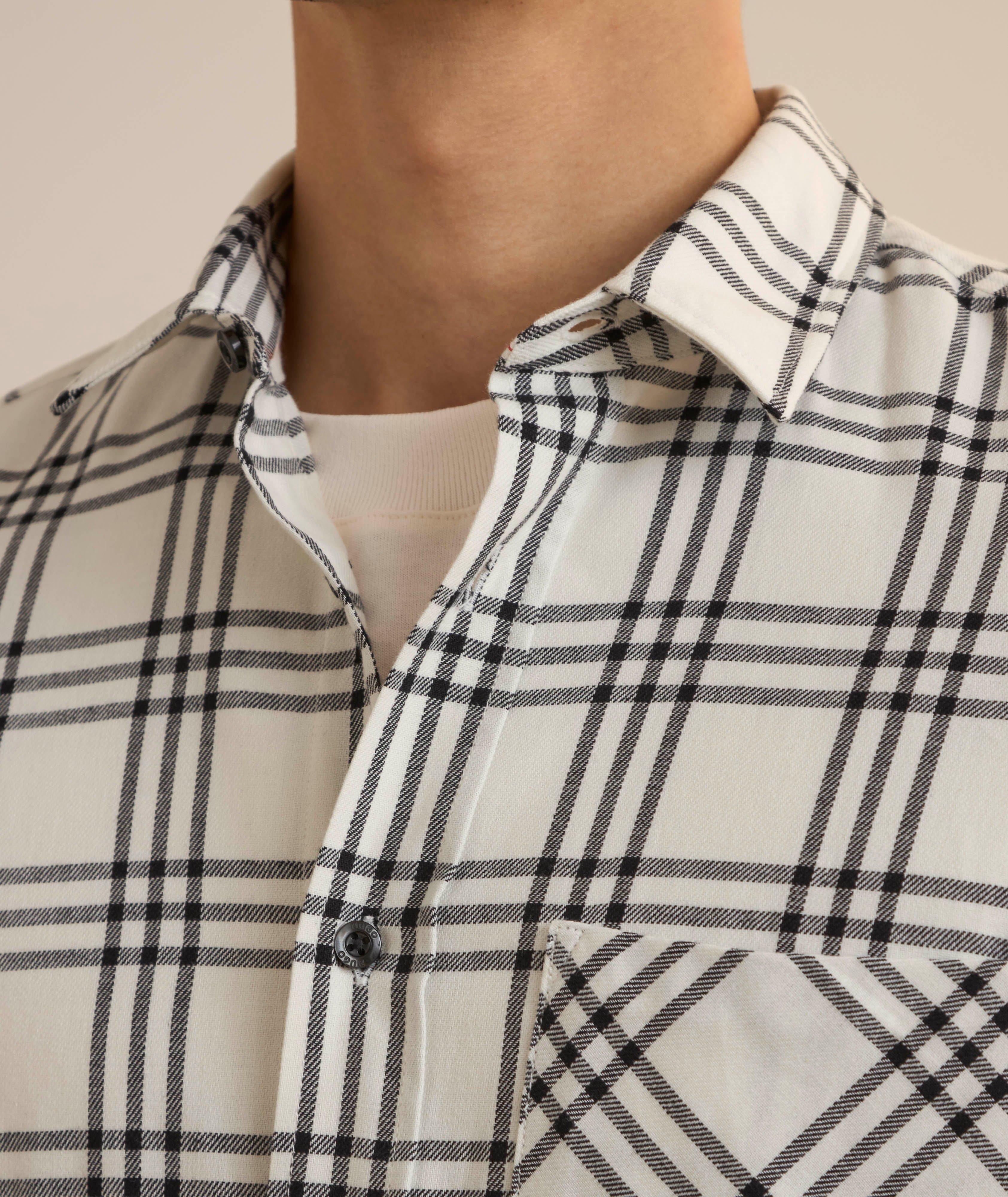 Checked Cotton Shirt  image 3