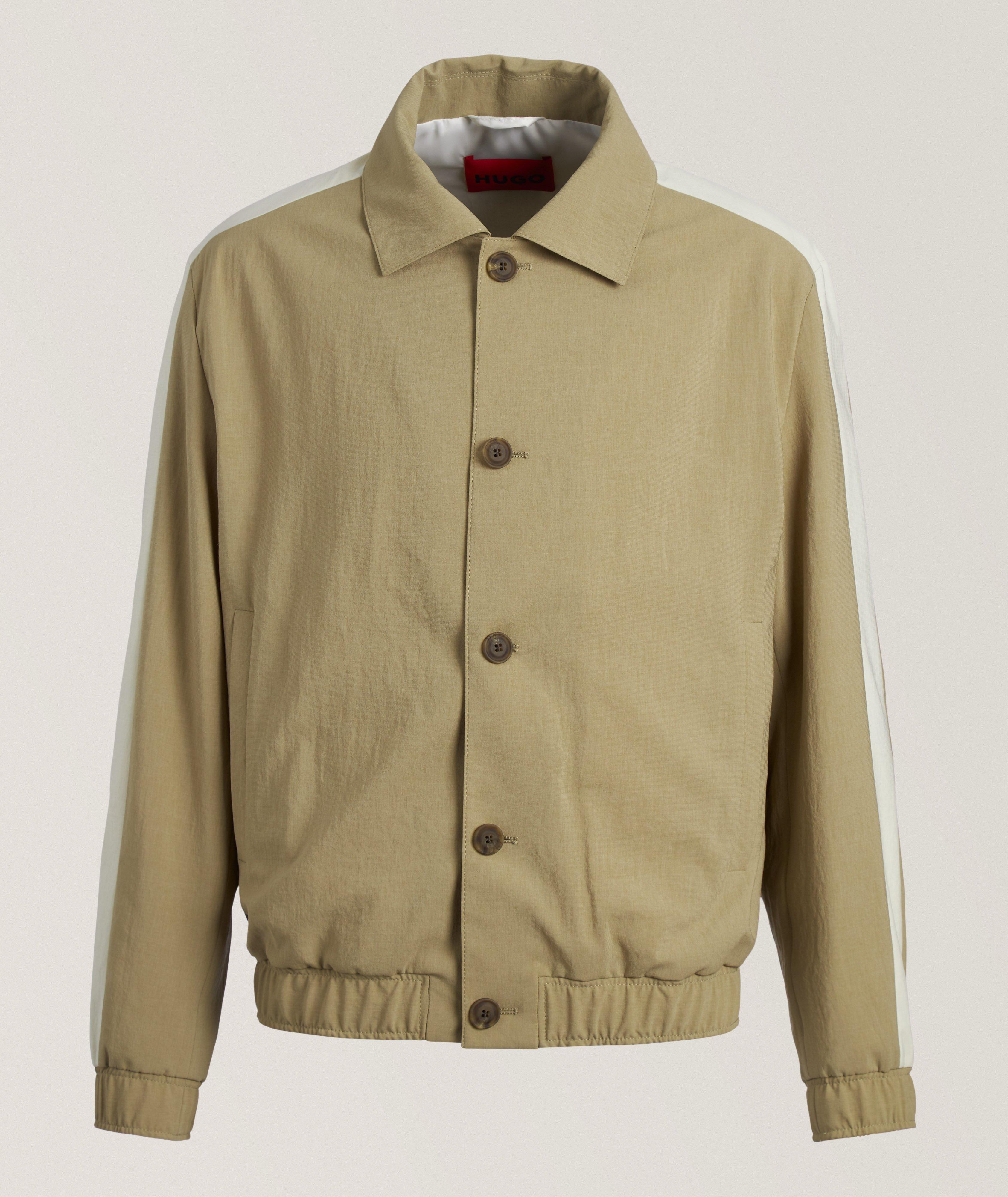 Blouson à bandes contrastantes image 0