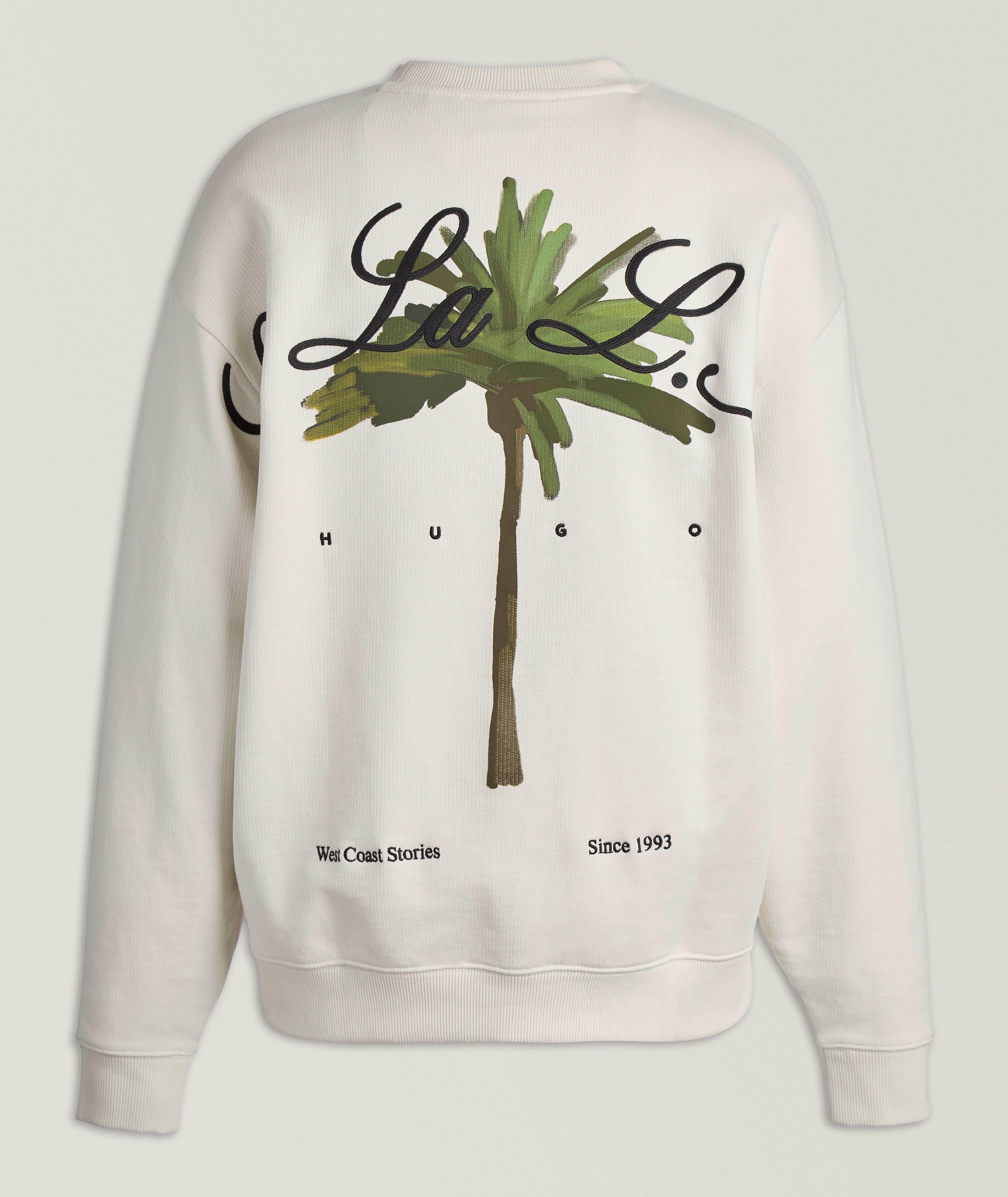 Palm Tree Cotton Sweatshirt image 1