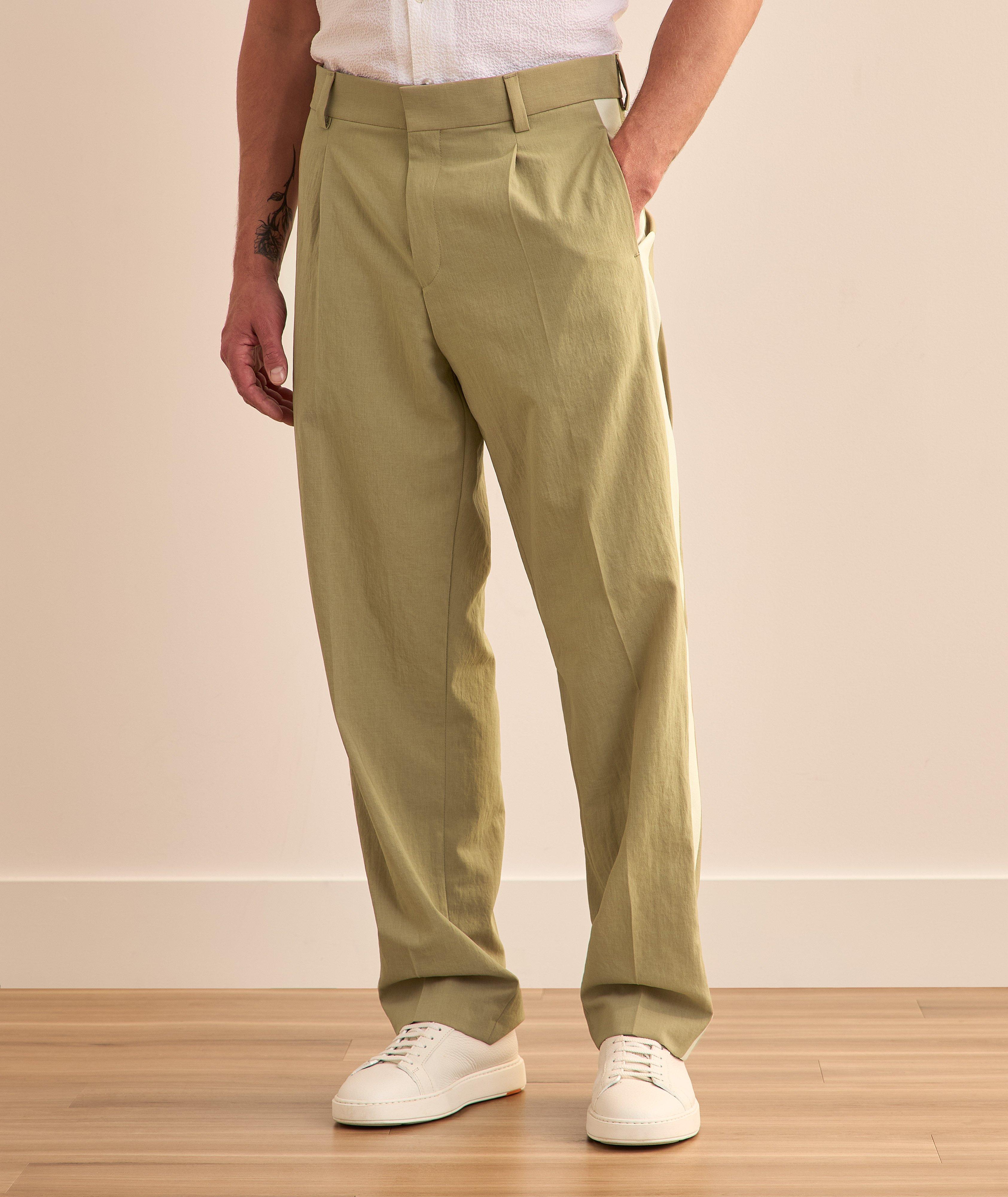 Contrast Side Panel Pants image 2