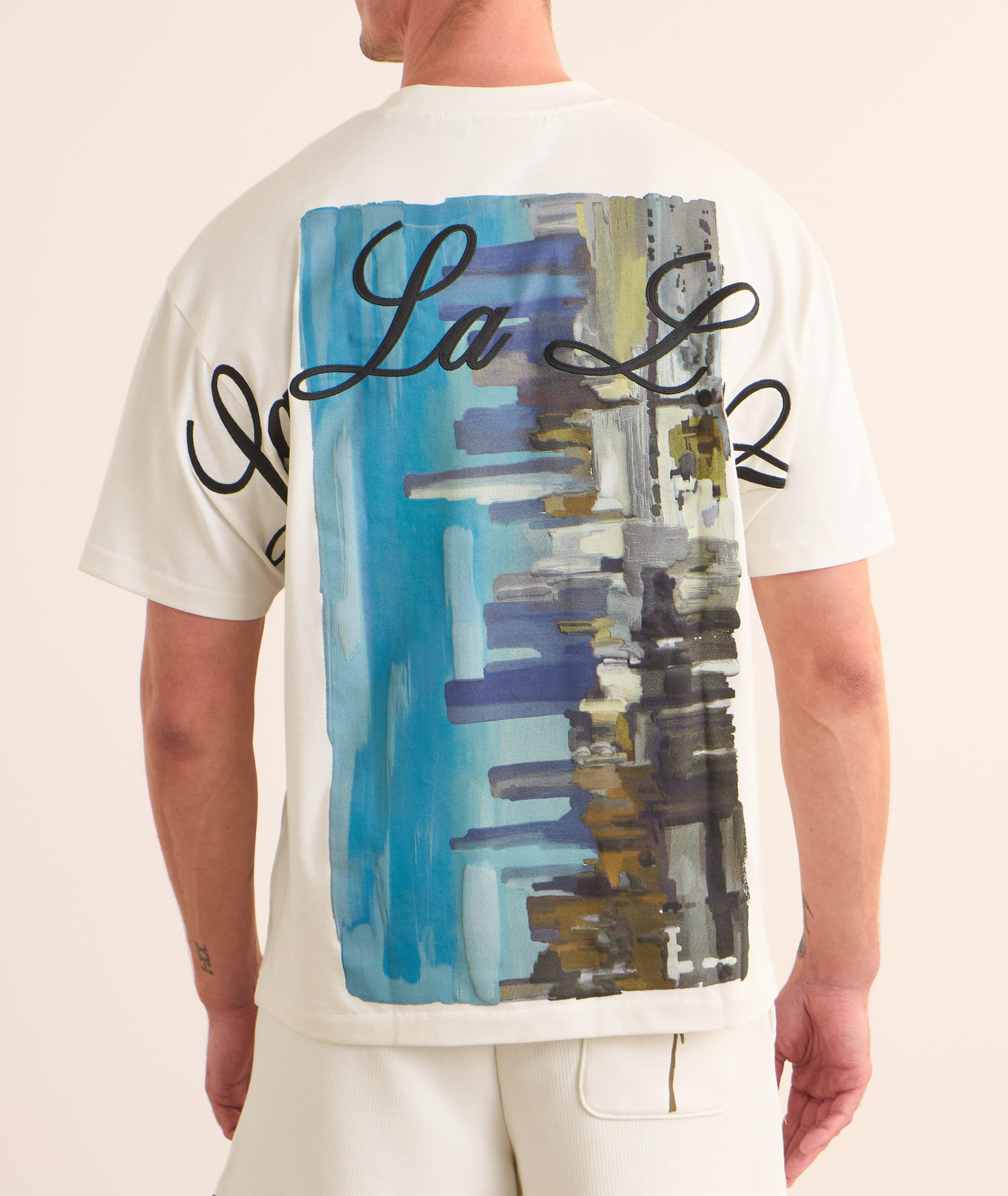LA Artwork Cotton-Jersey T-Shirt  image 3