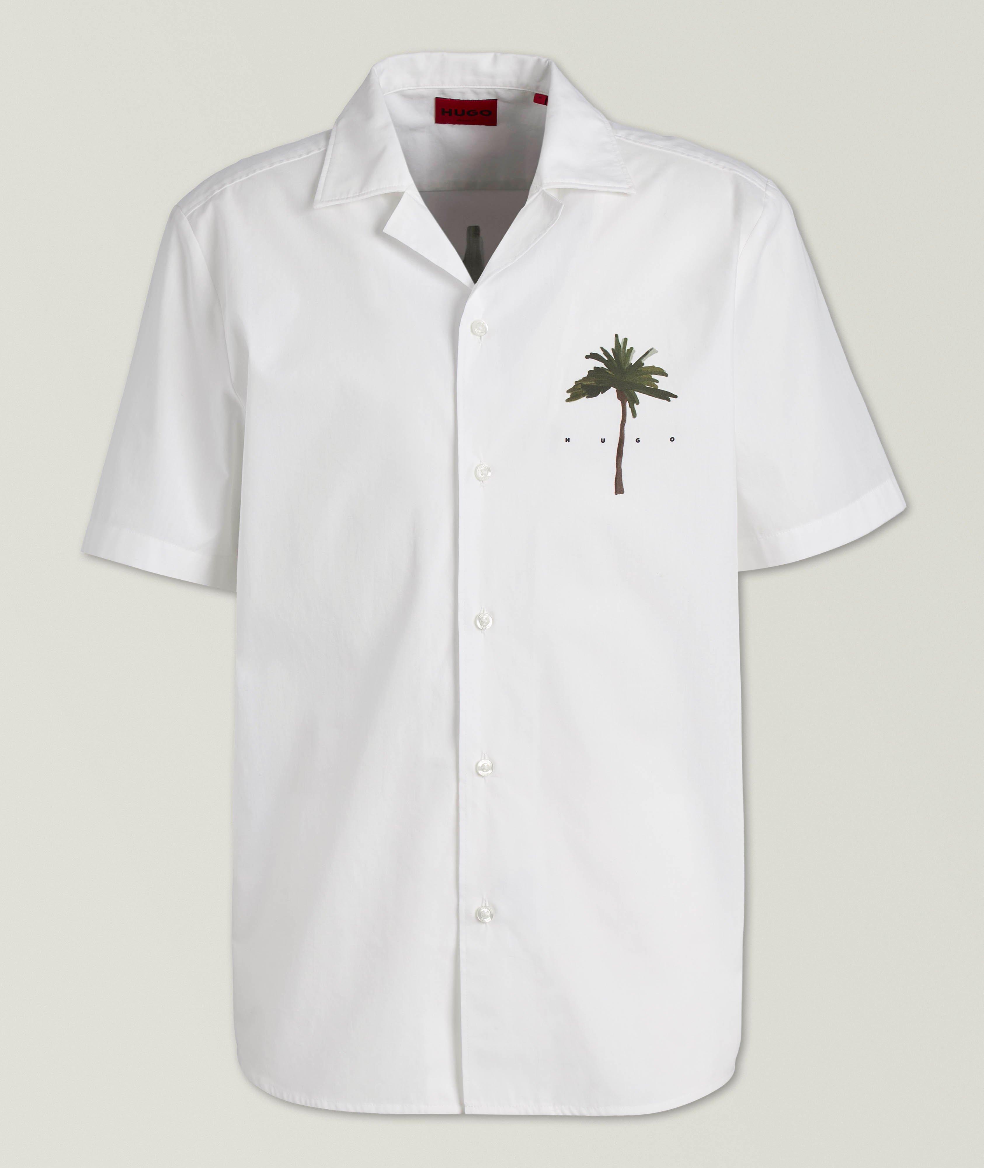 Palm Tree Cotton Camp Shirt  image 0