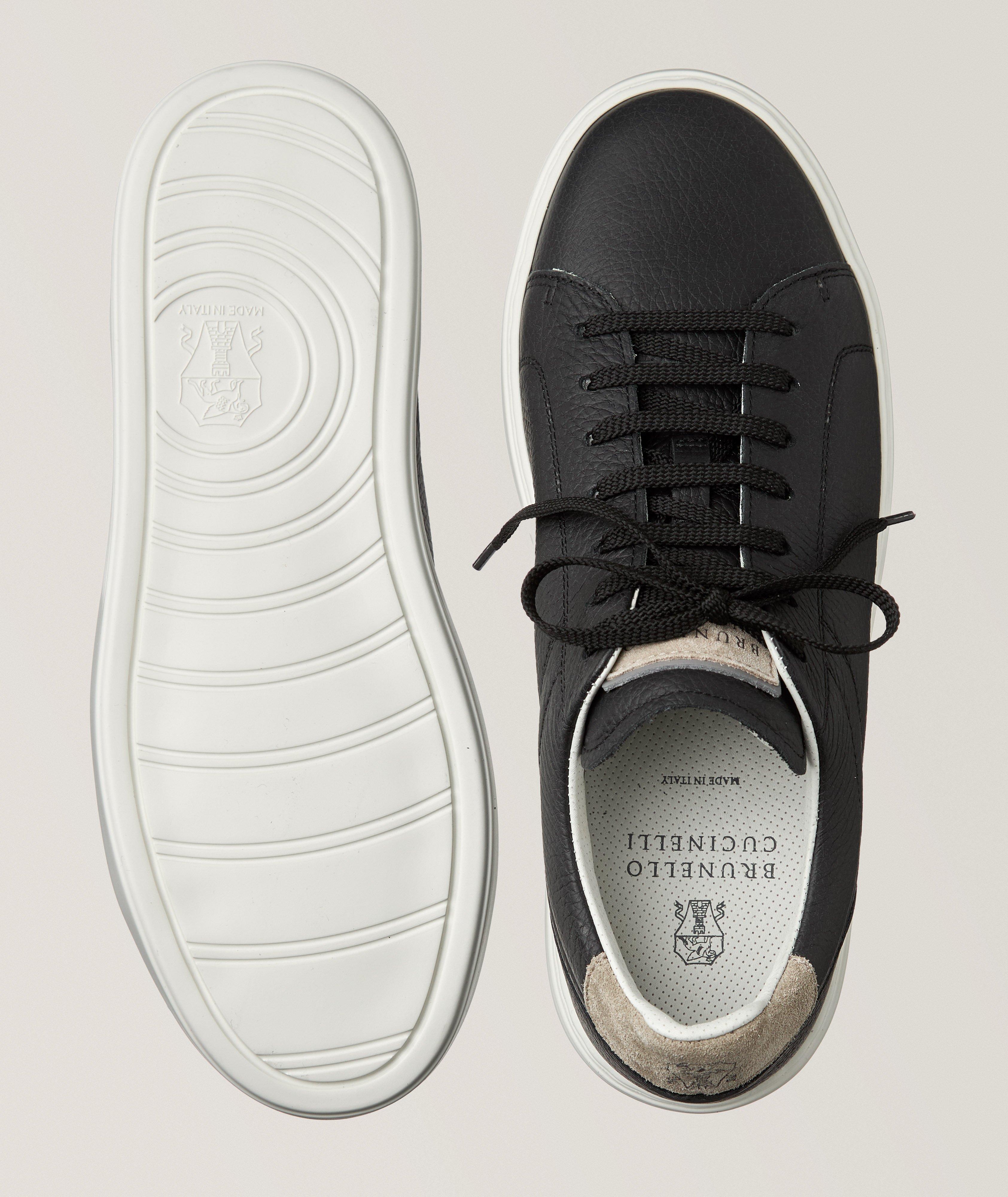 Chaussure sport en cuir grenu image 2