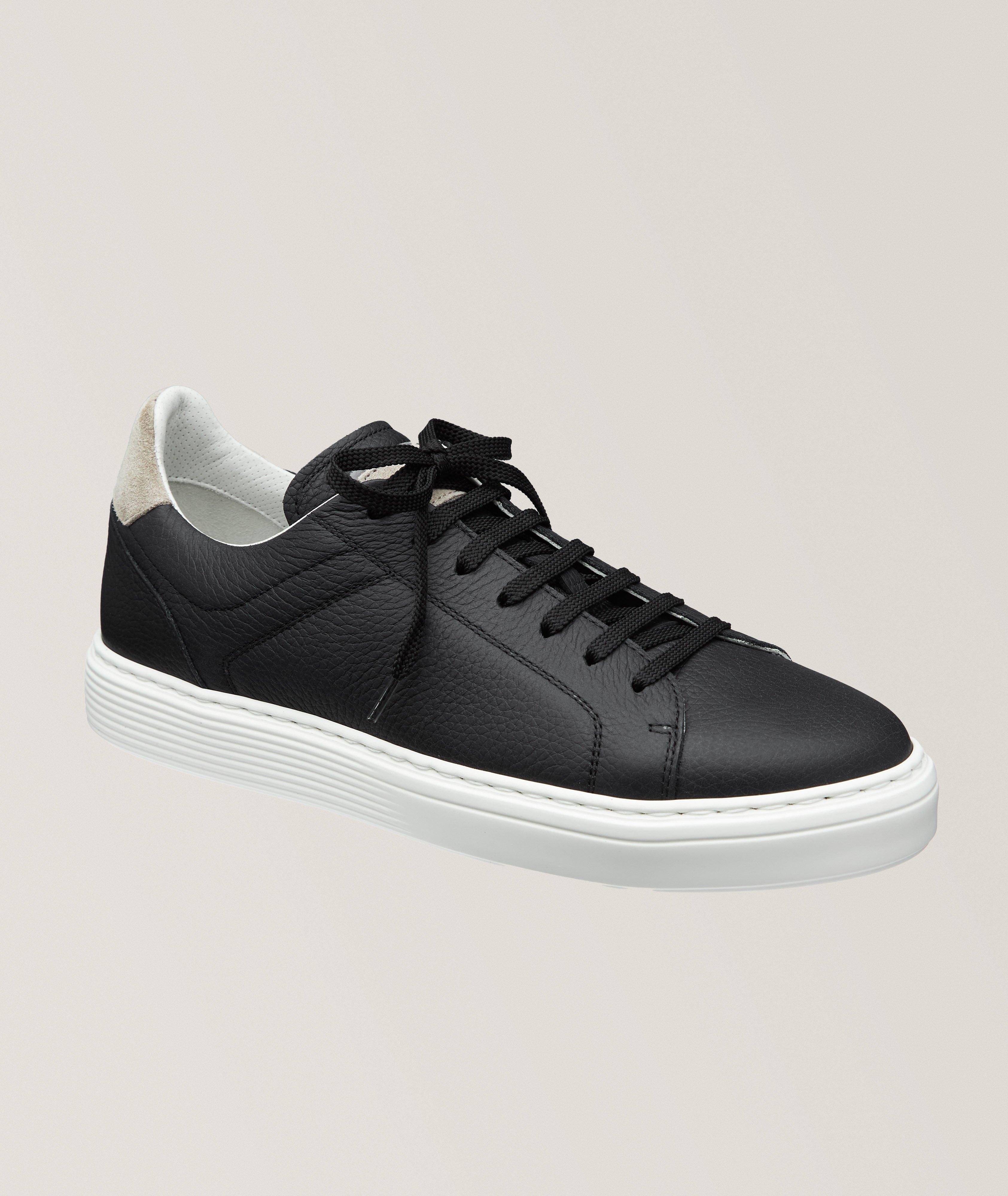 Chaussure sport en cuir grenu image 0