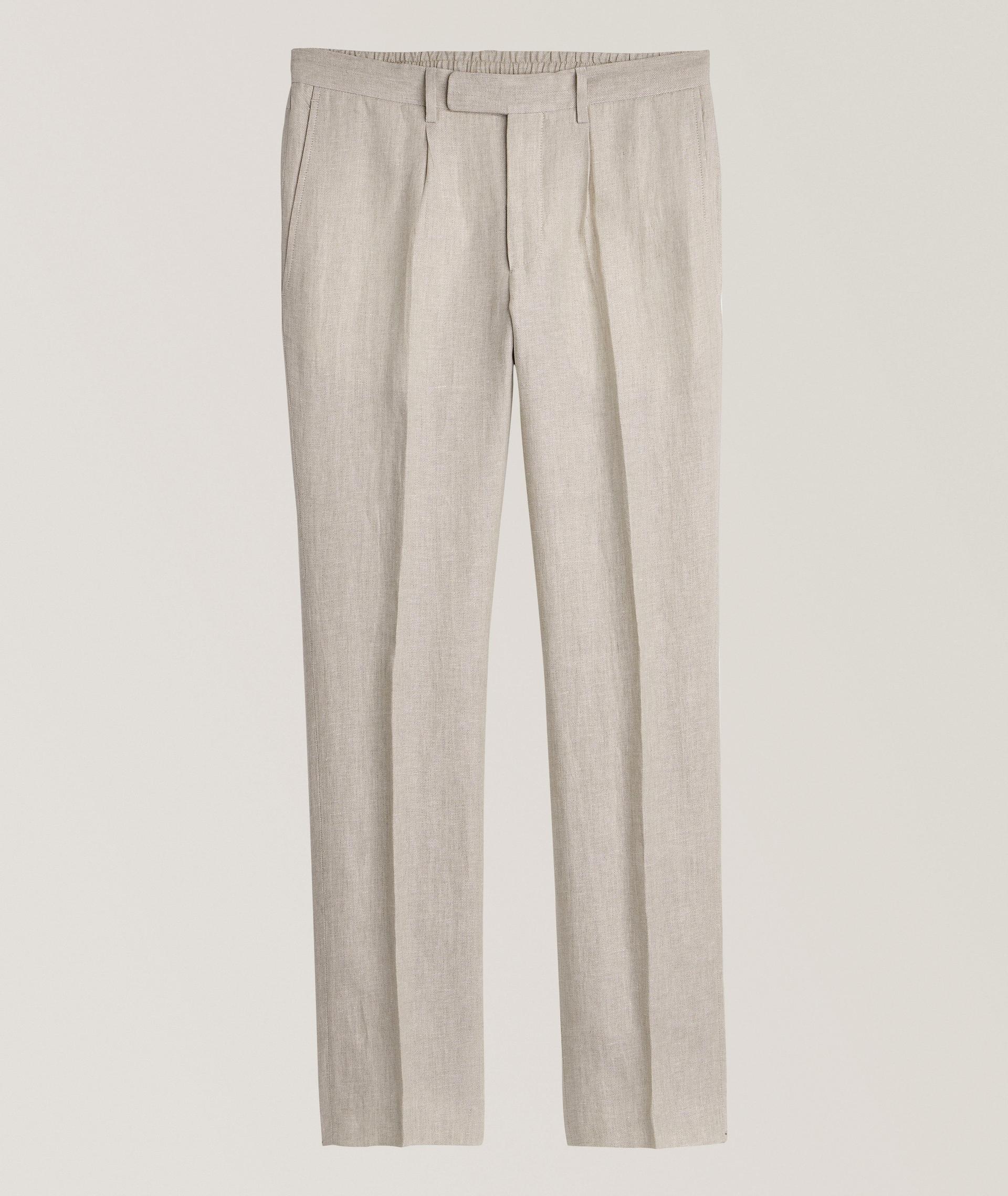 Linen Drawstring Pants image 0