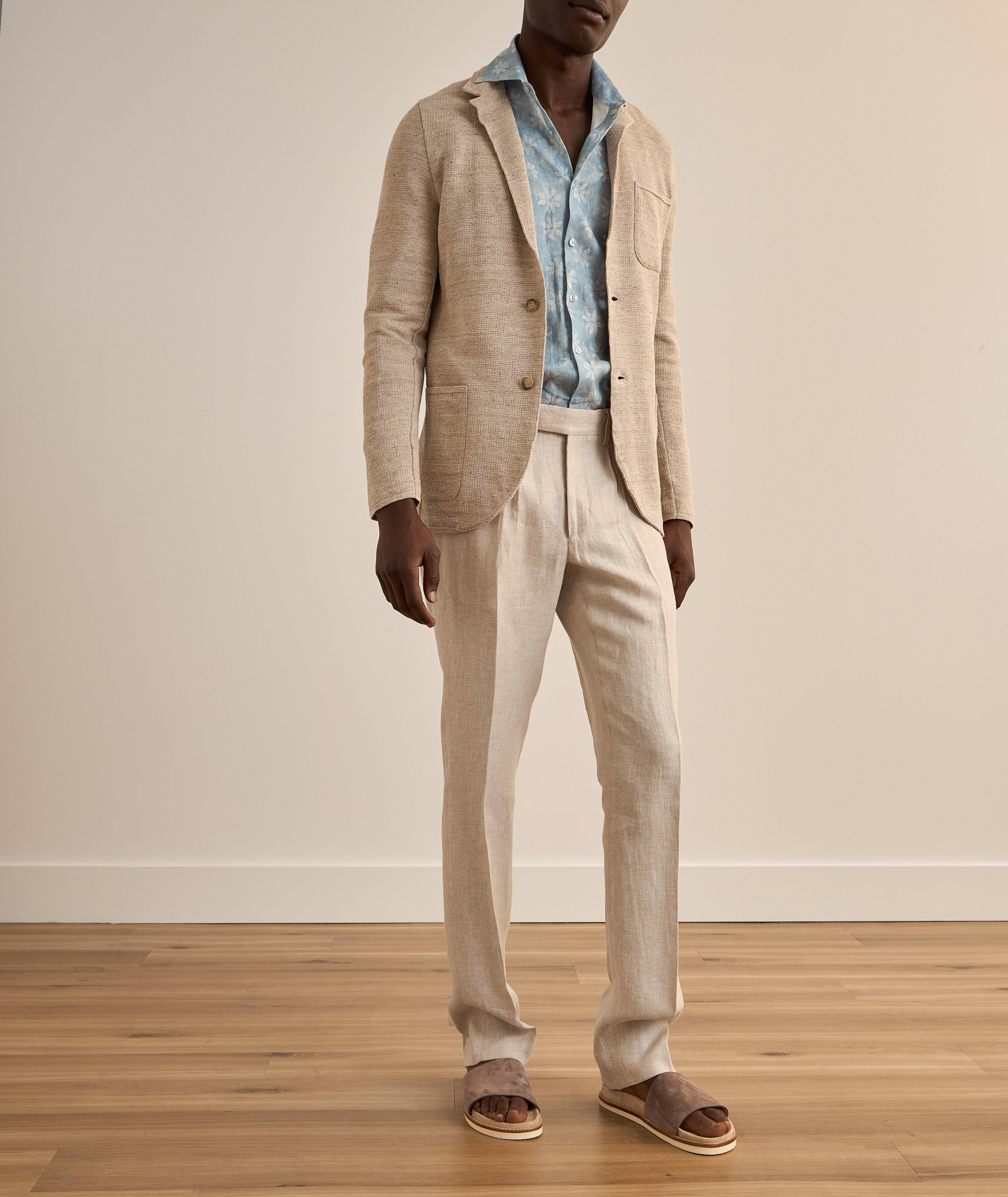 Floral Print Linen Shirt image 6