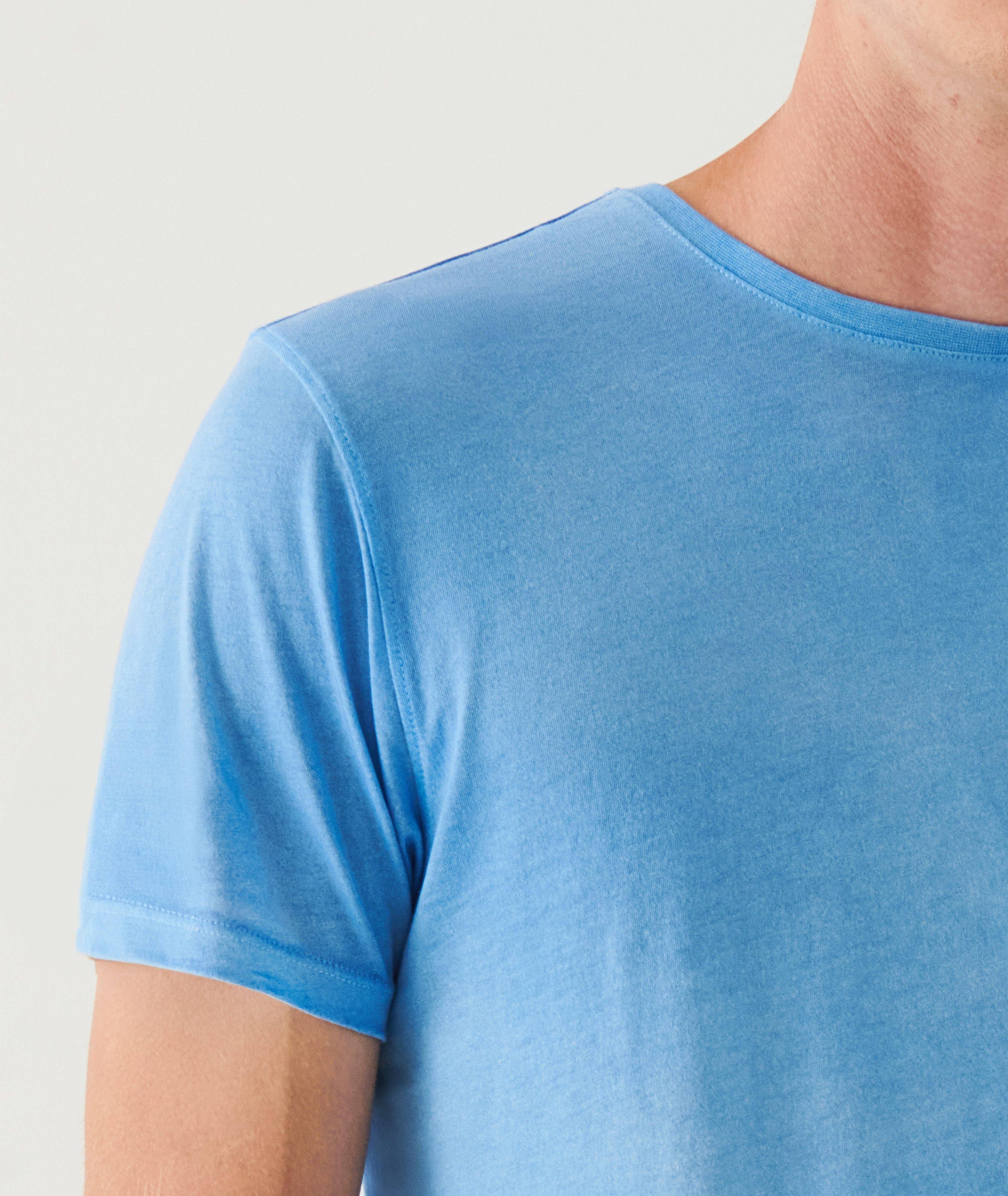 Spray Wash Pima Cotton T-Shirt image 3