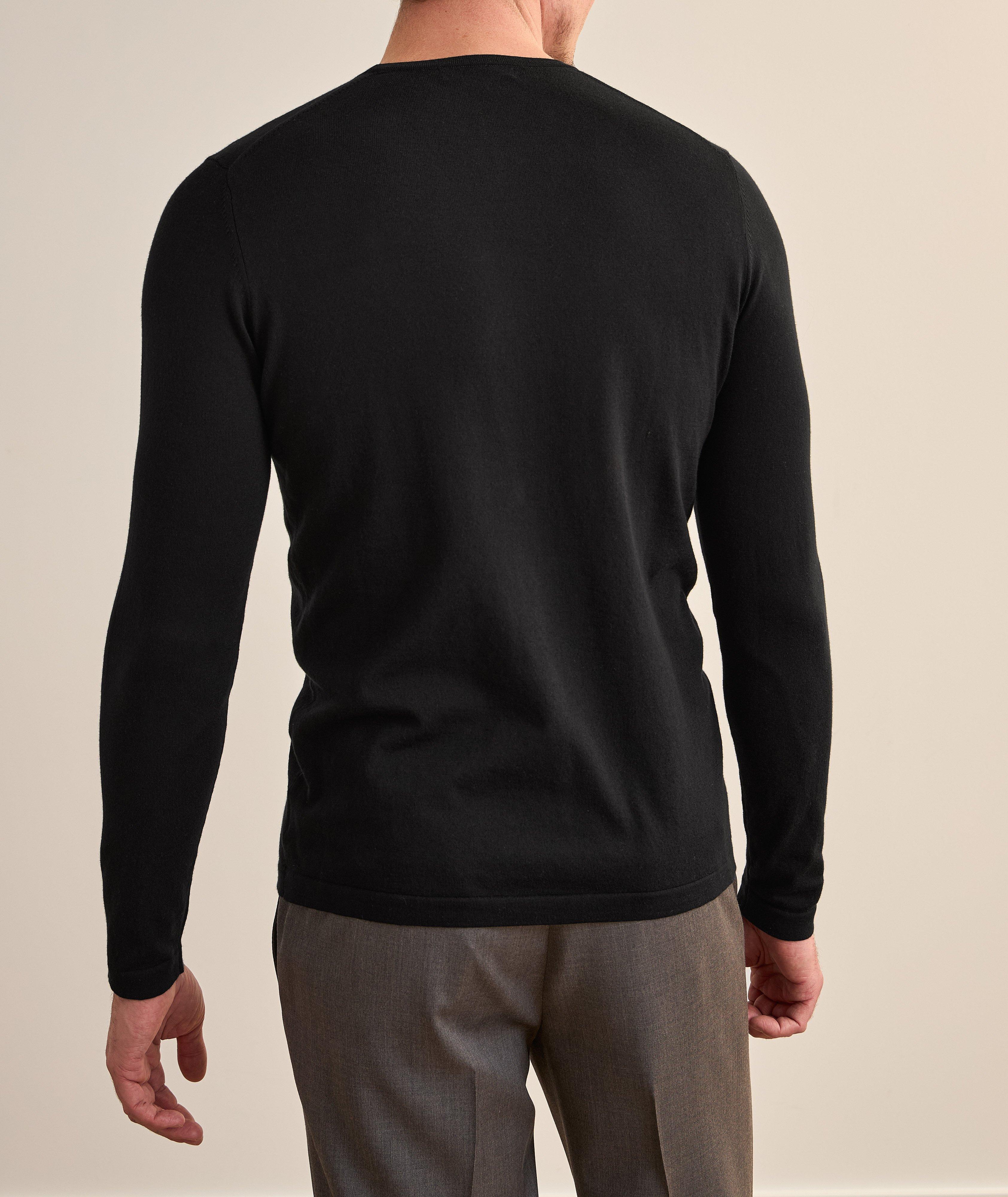 Cotton-Blend Crewneck Sweater image 2