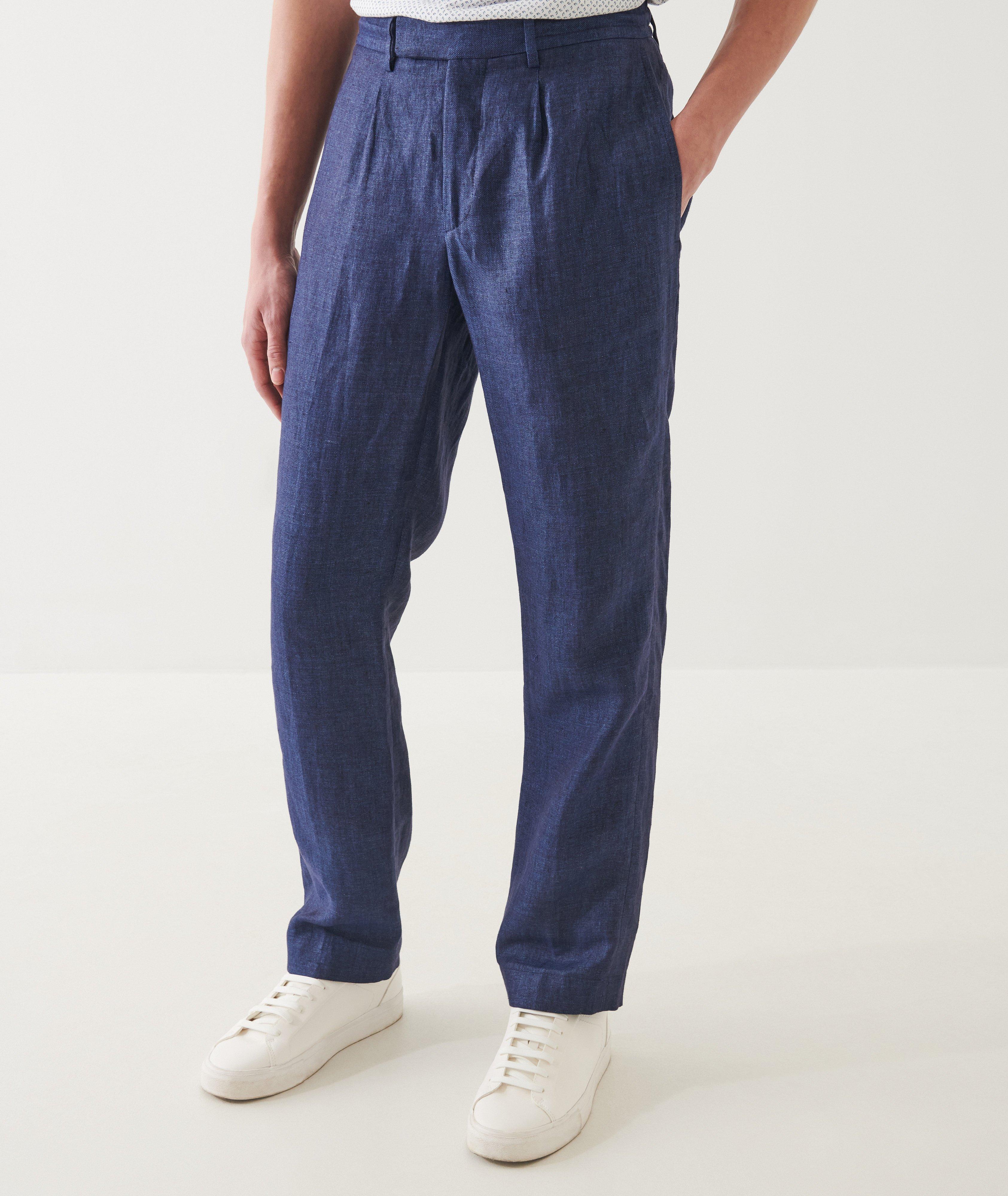 Linen Drawstring Pants image 1