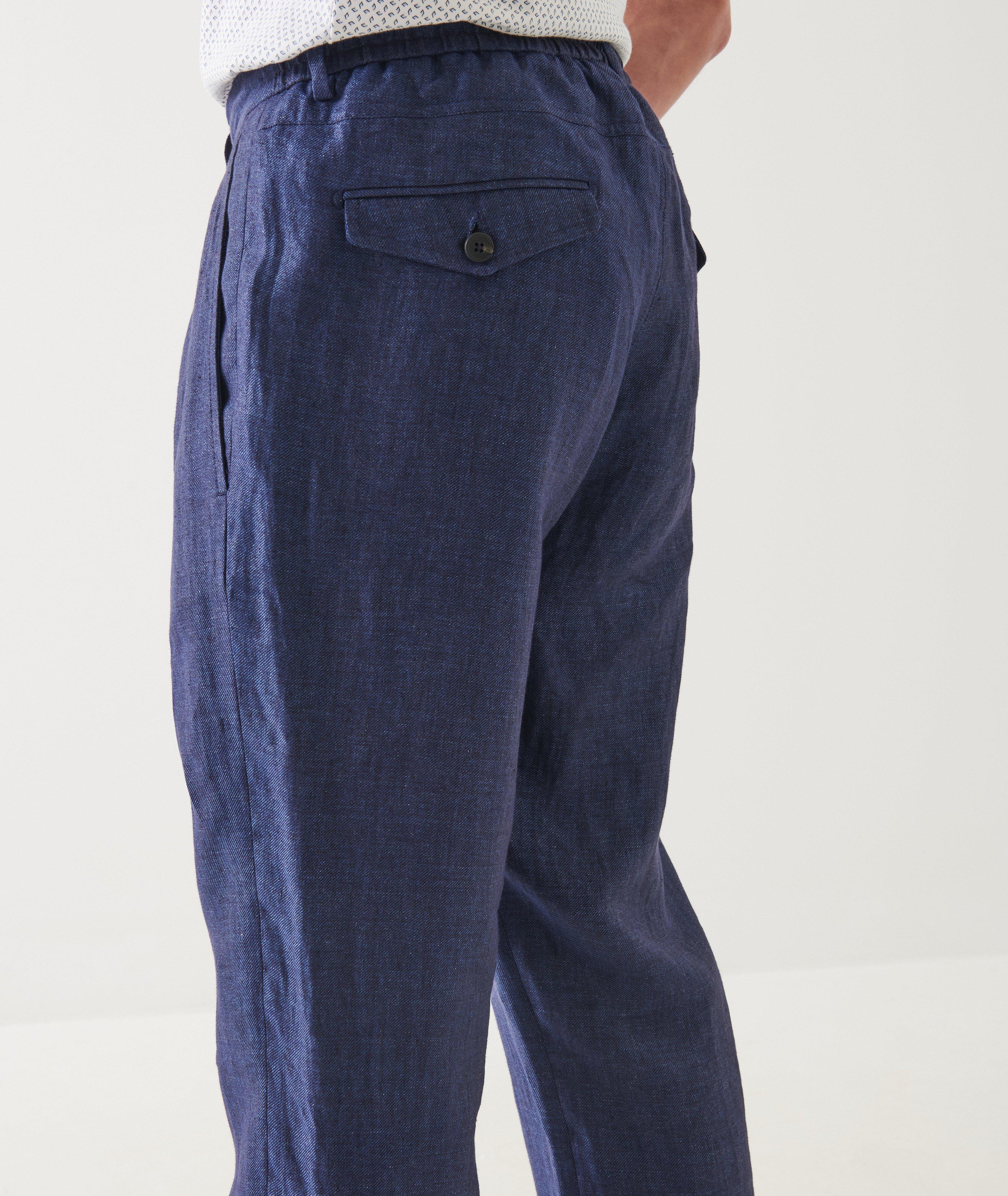 Linen Drawstring Pants image 2