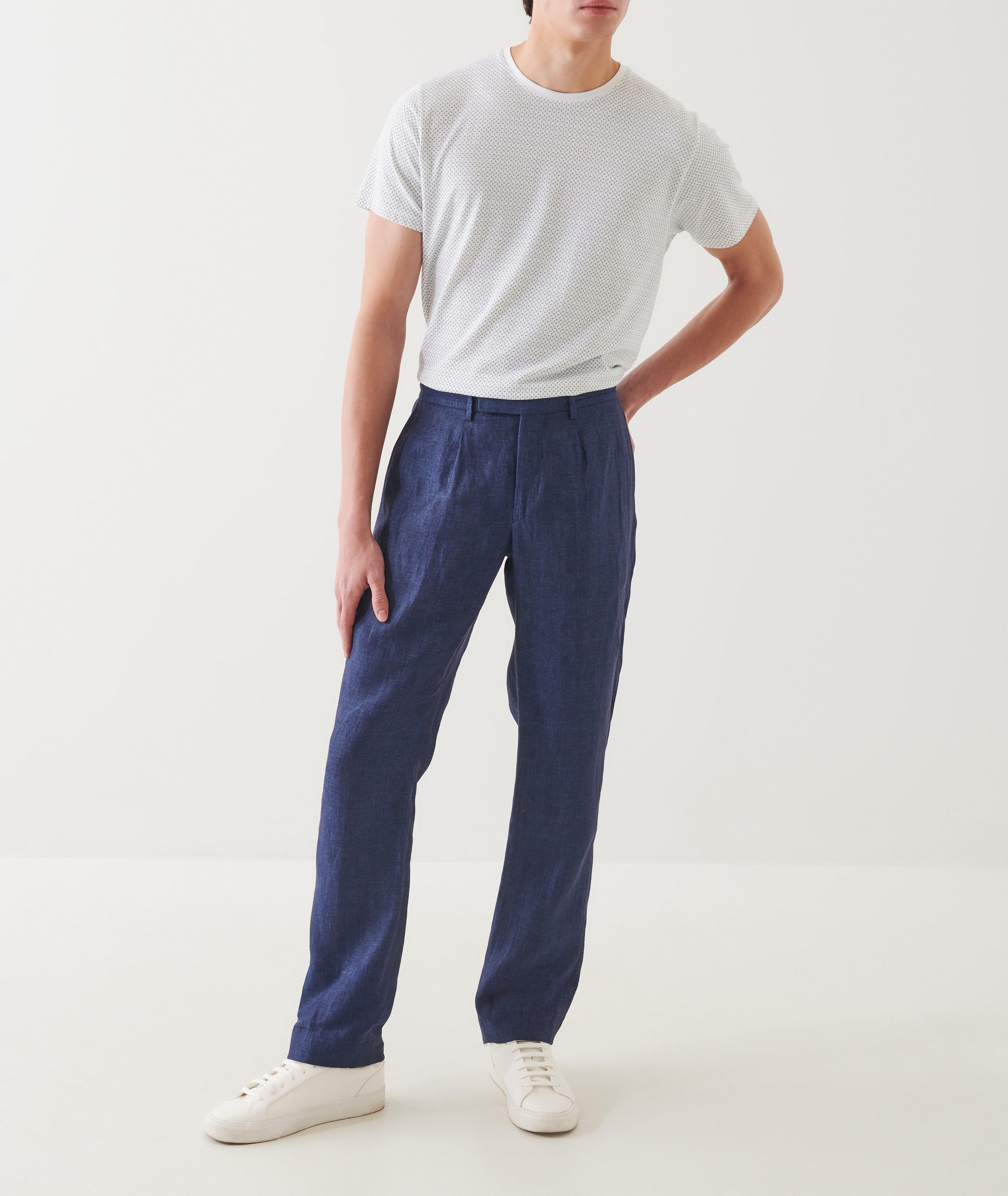 Linen Drawstring Pants image 3