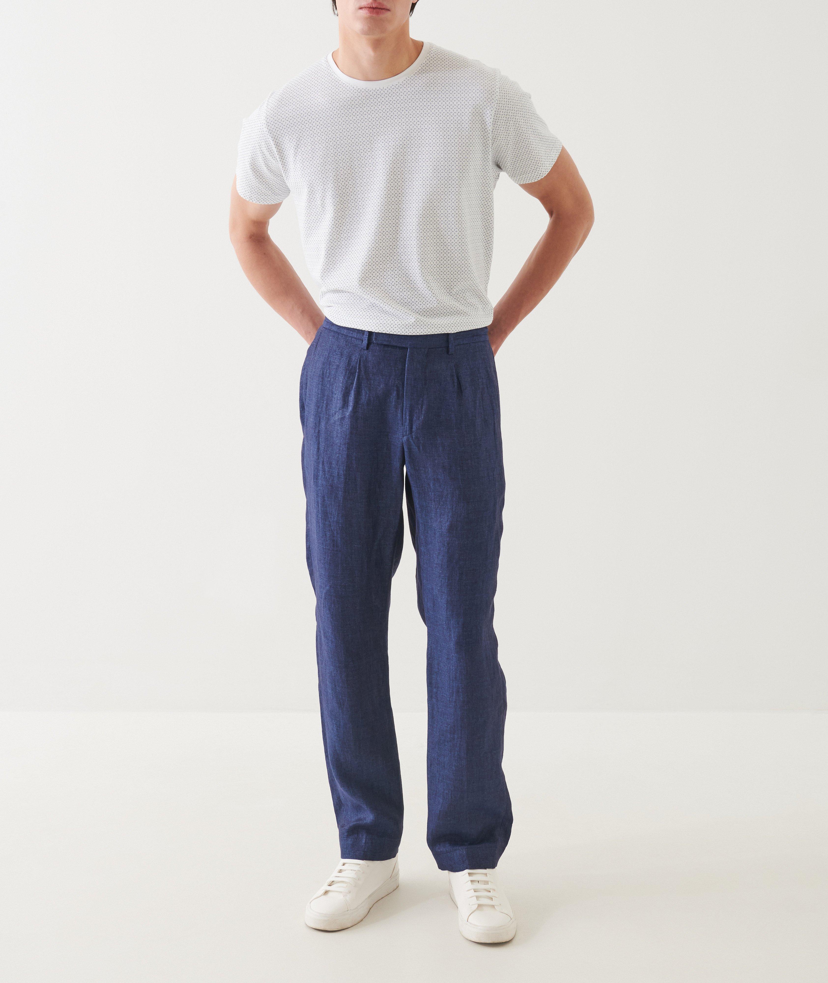 Linen Drawstring Pants image 4