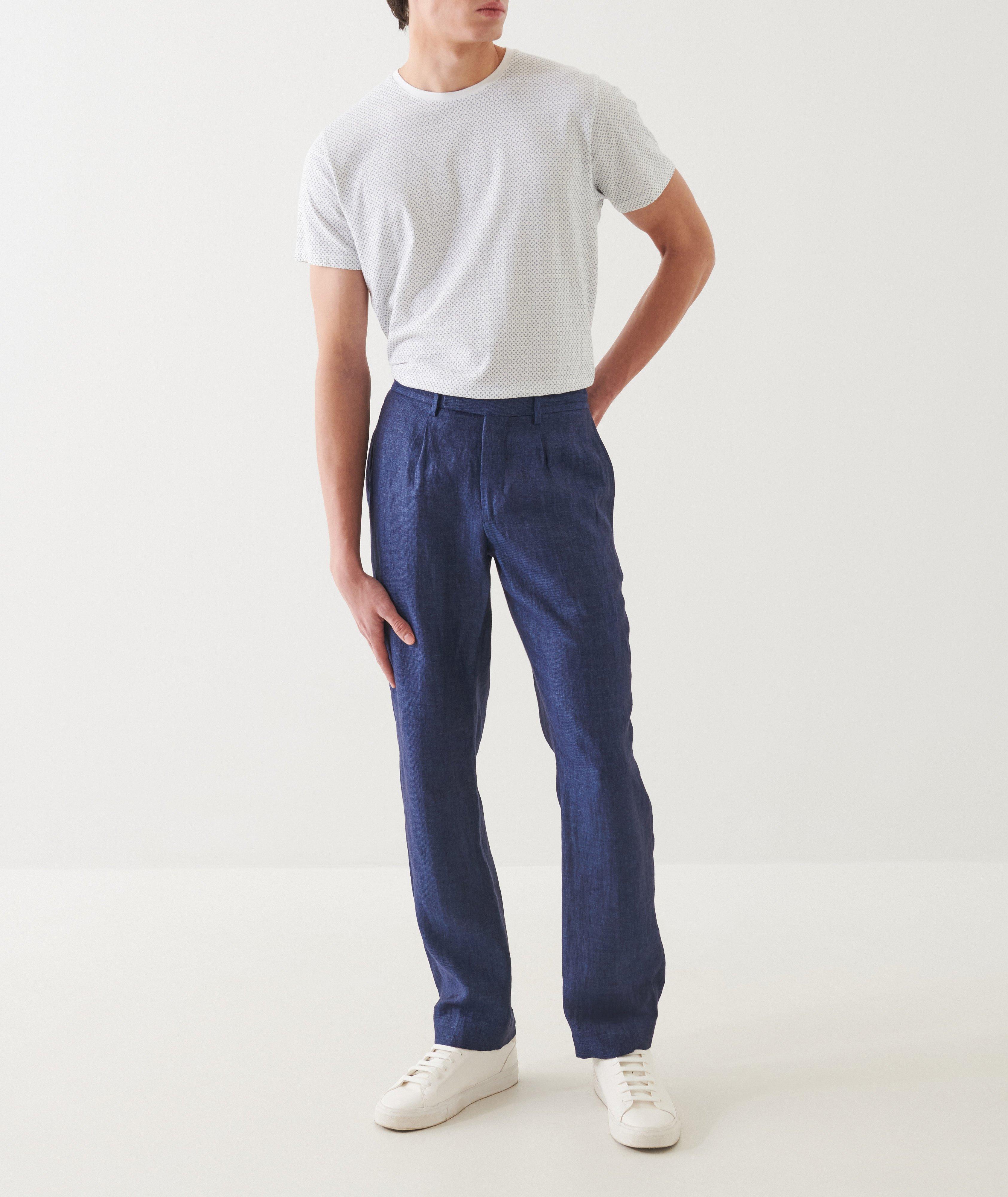 Linen Drawstring Pants image 5