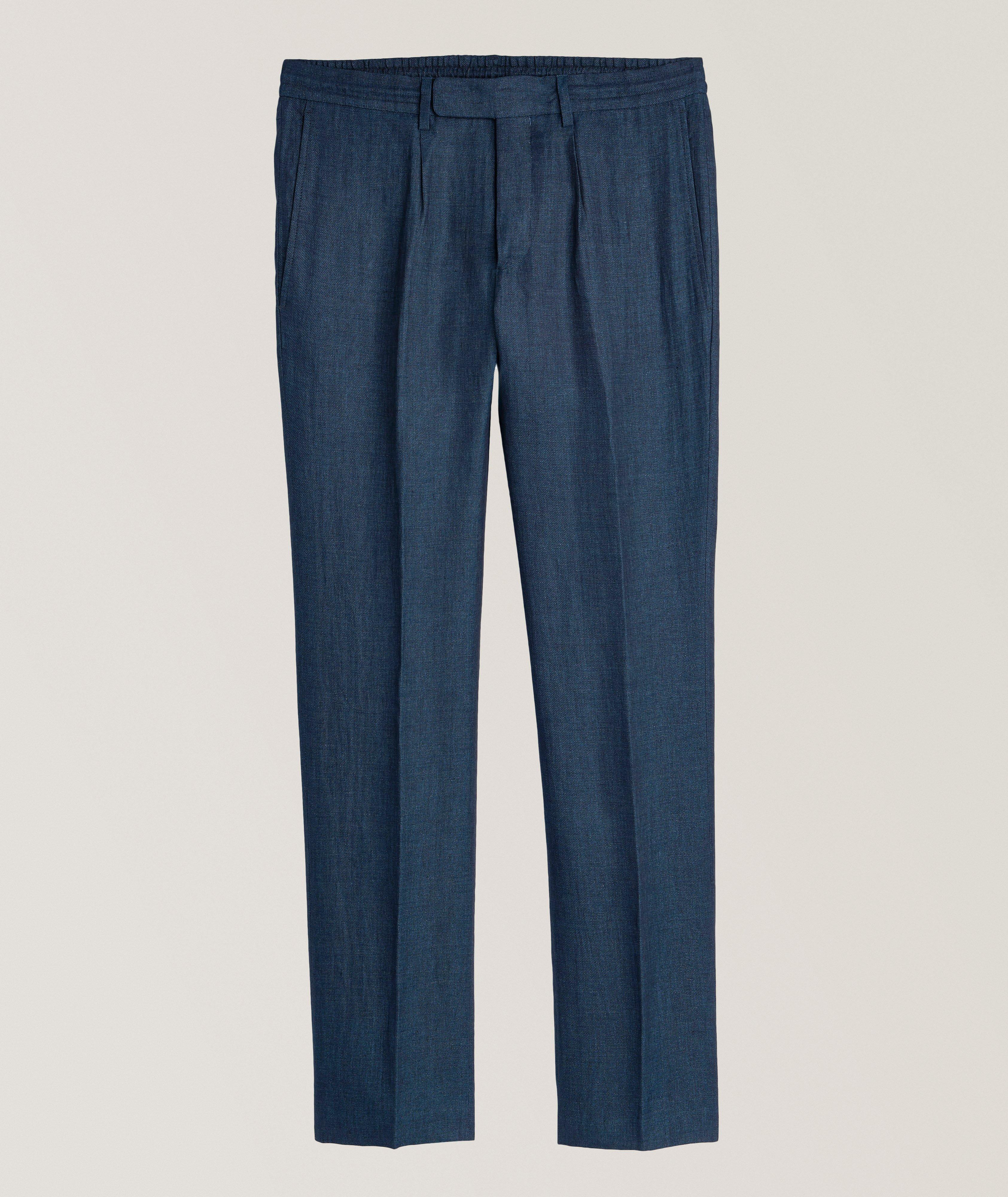 Linen Drawstring Pants image 0