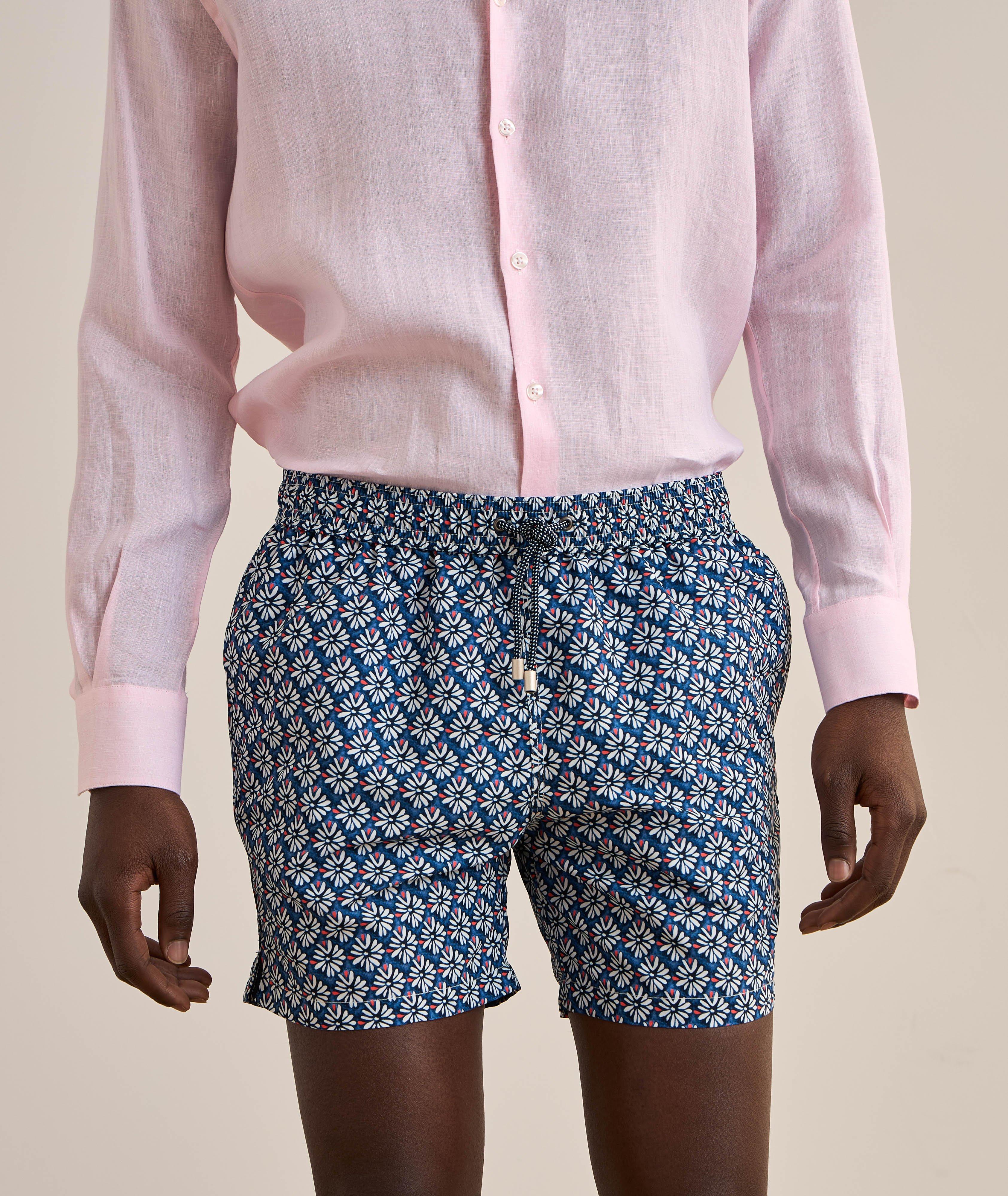 Short de bain à motif floral image 1