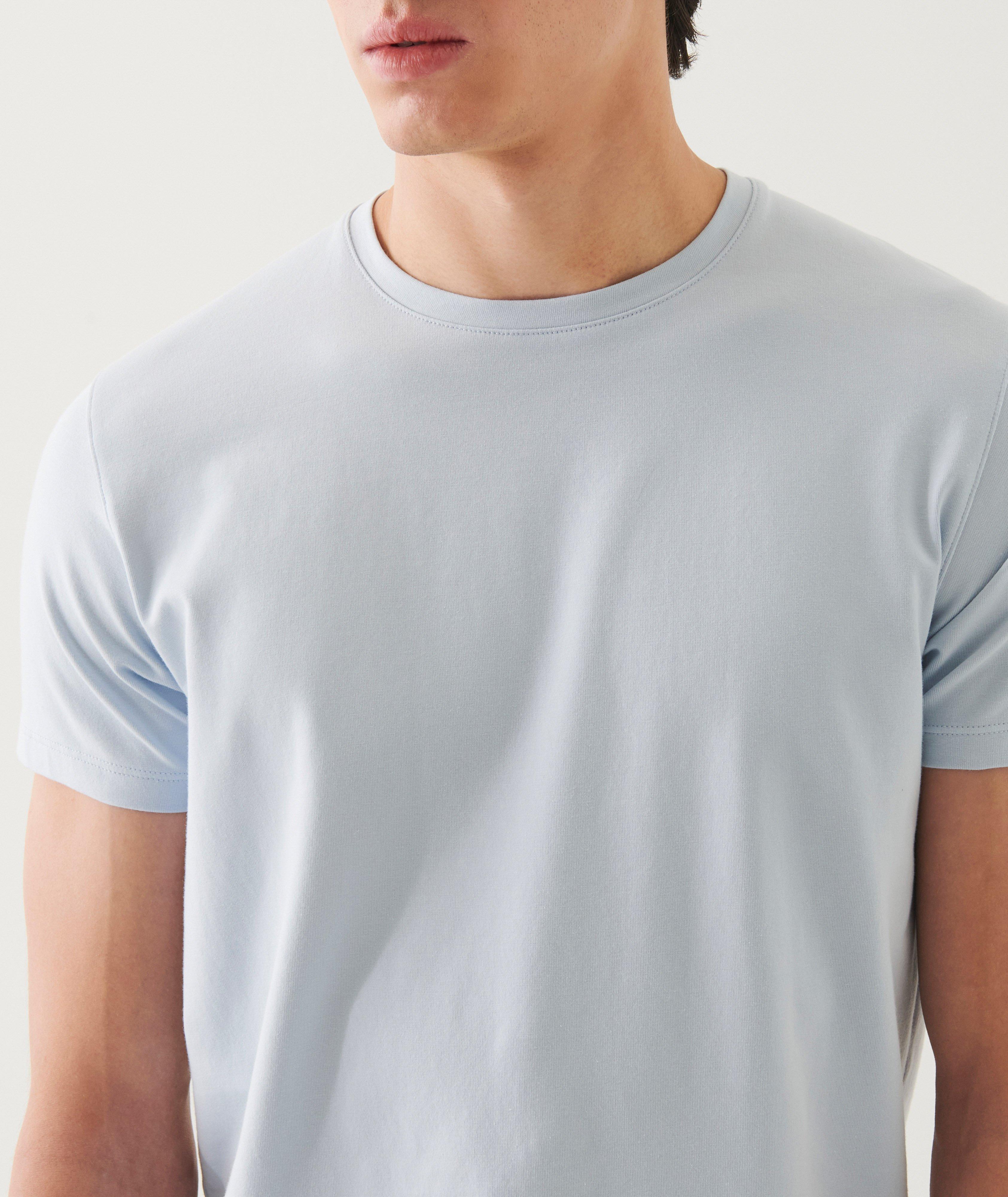 Stretch-Pima Cotton Crewneck T-Shirt image 4
