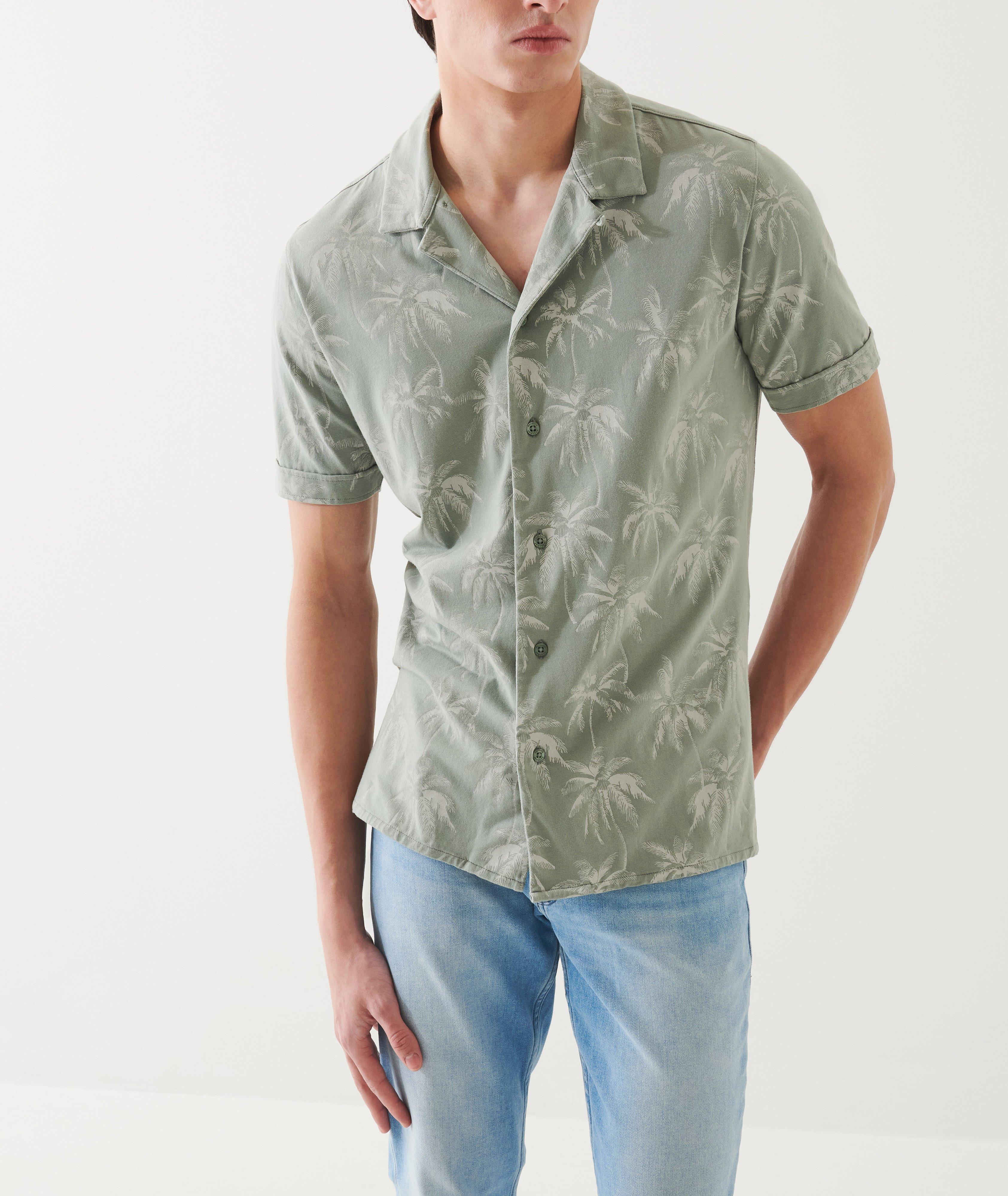 Palm Print Camp Shirt image 1