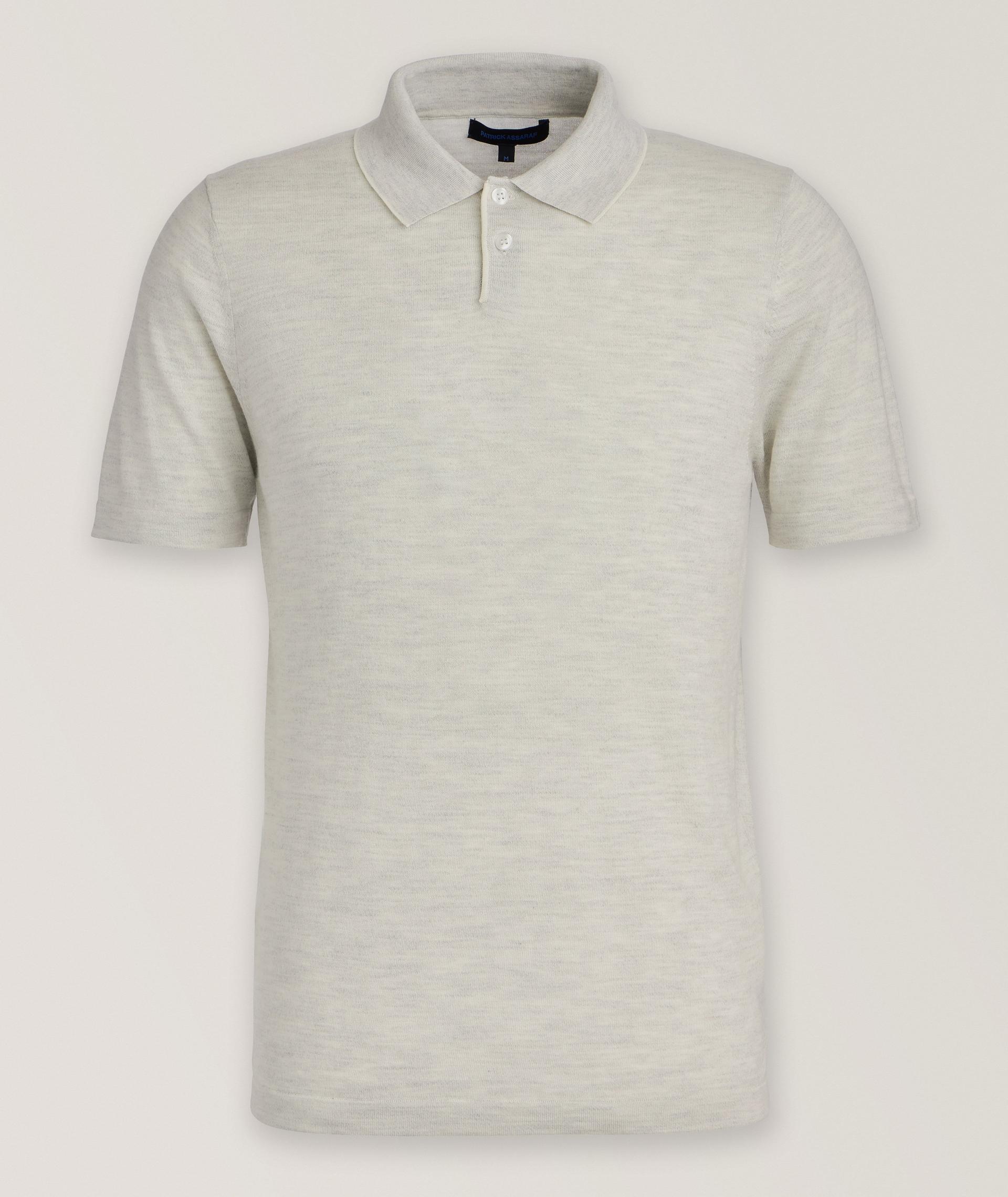 Cotton-Blend Tipped Polo  image 0