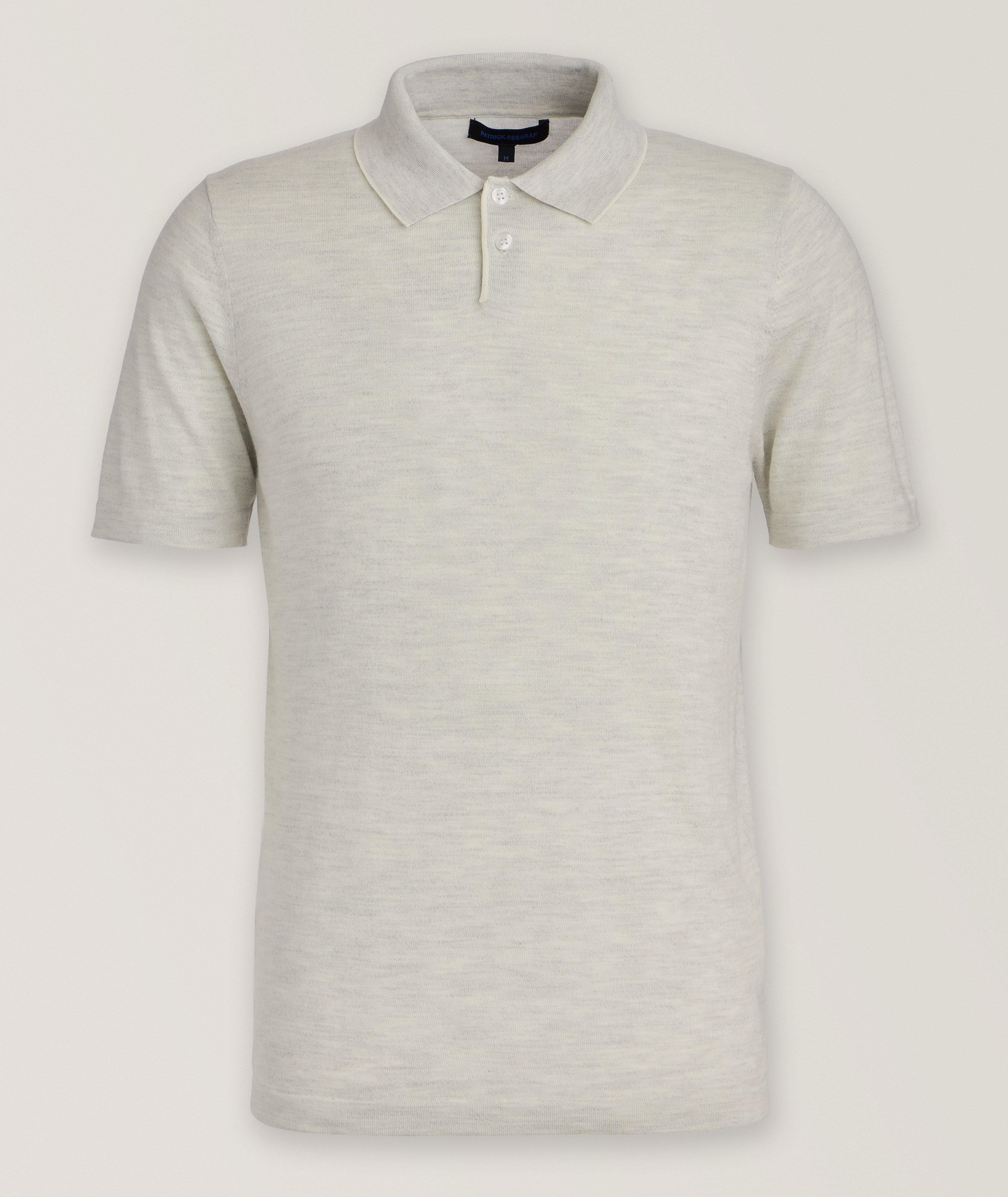Cotton-Blend Tipped Polo  image 0
