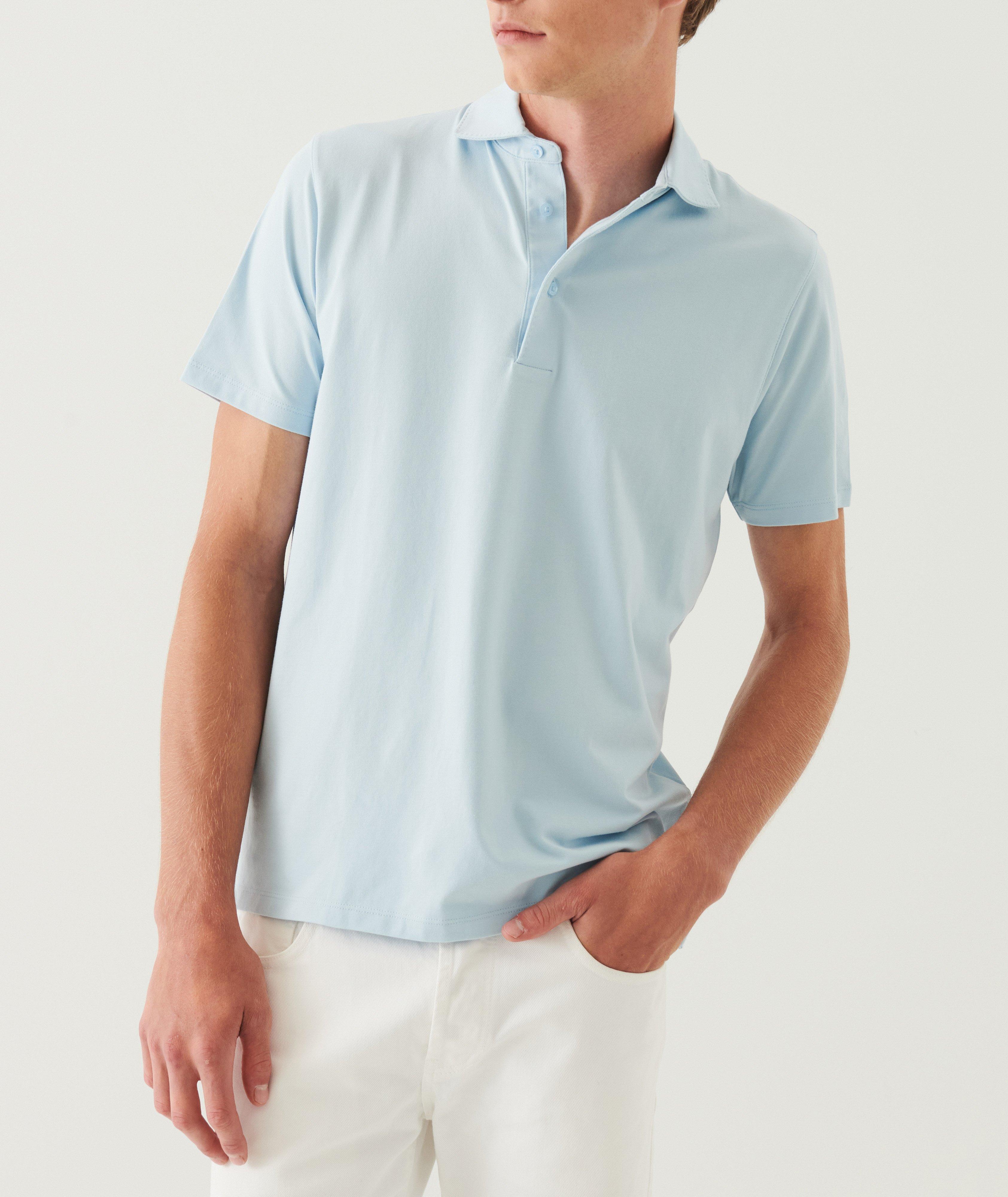 Stretch-Pima Cotton Polo  image 1