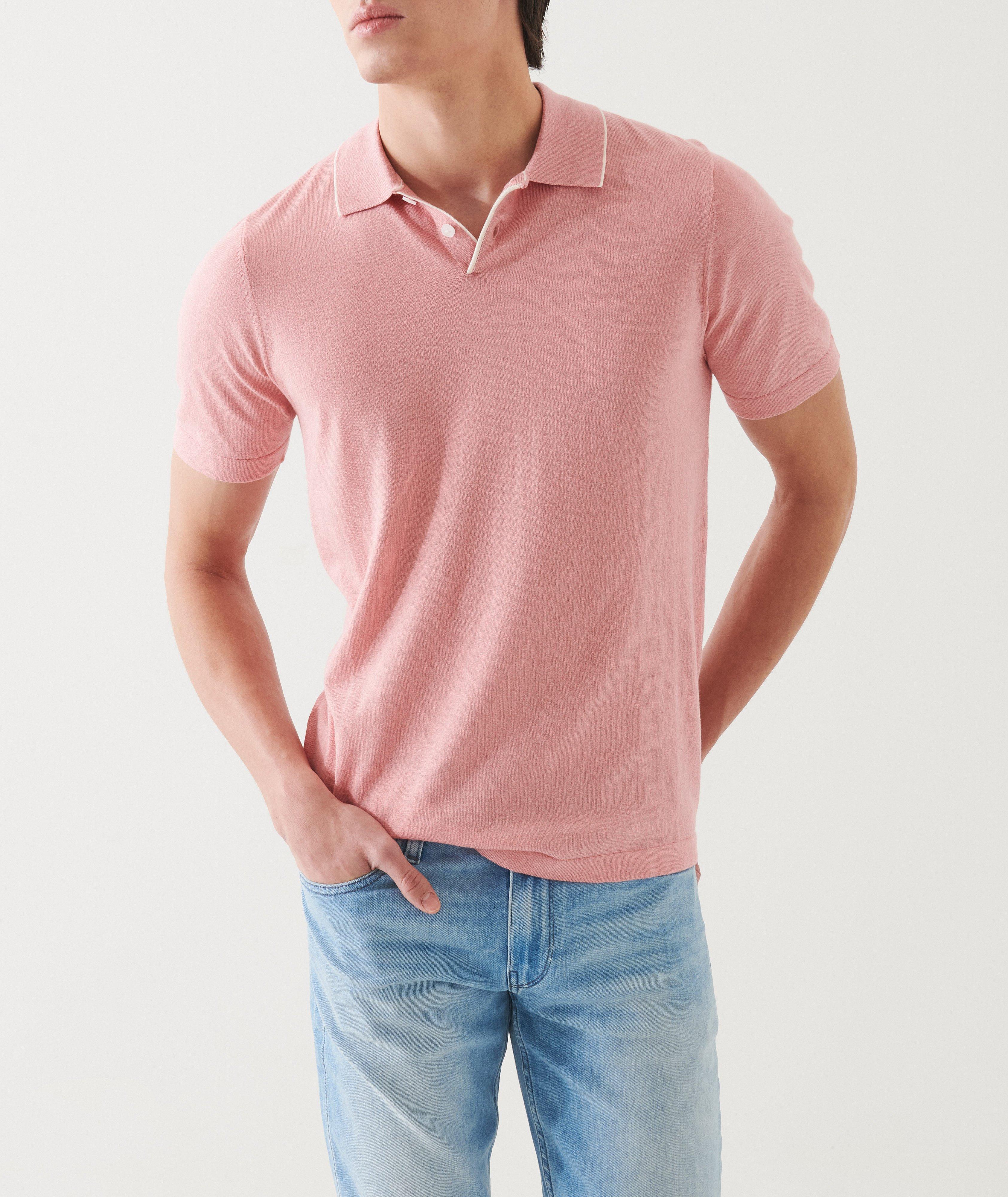 Cotton-Blend Tipped Polo image 2