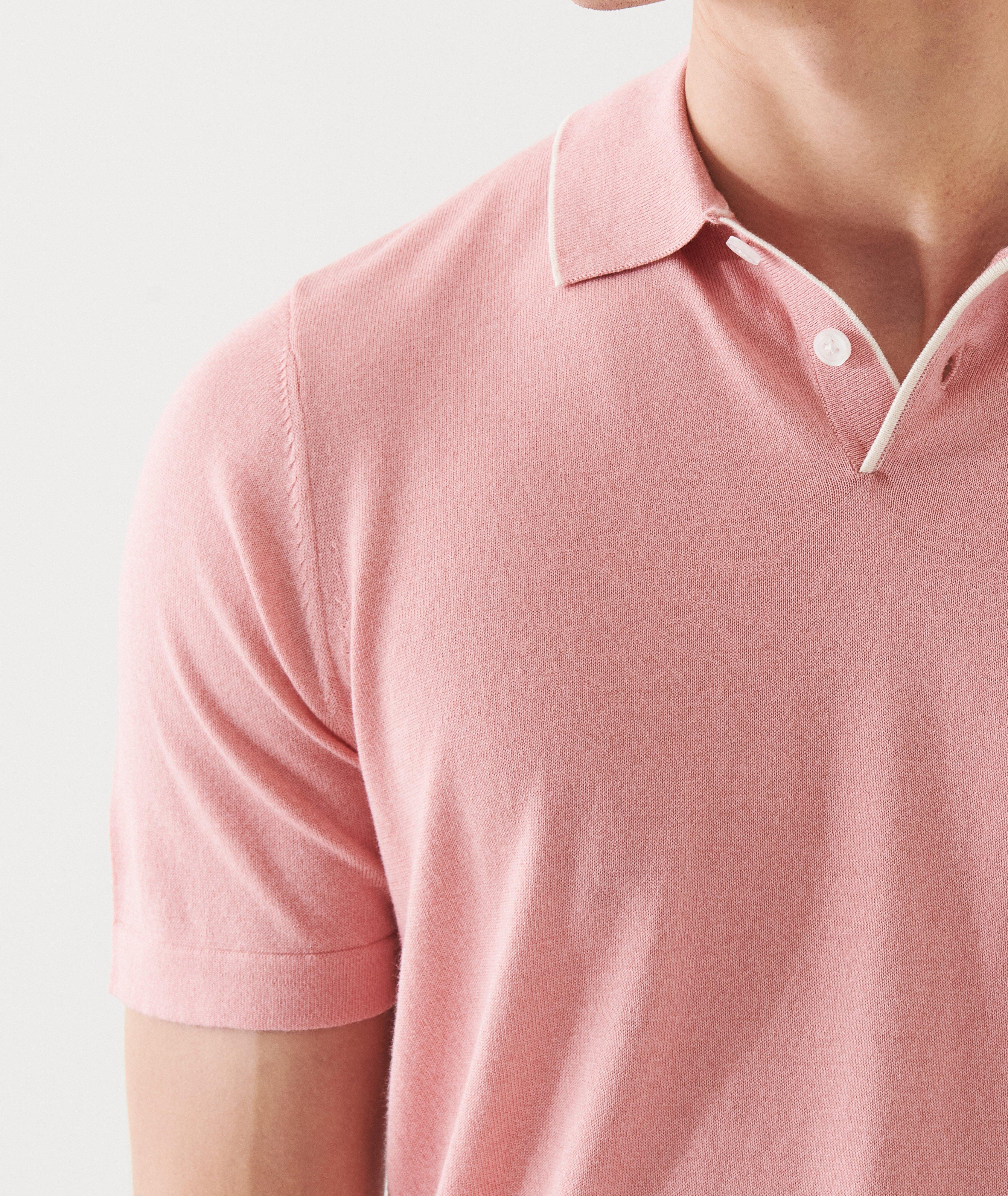 Cotton-Blend Tipped Polo image 3