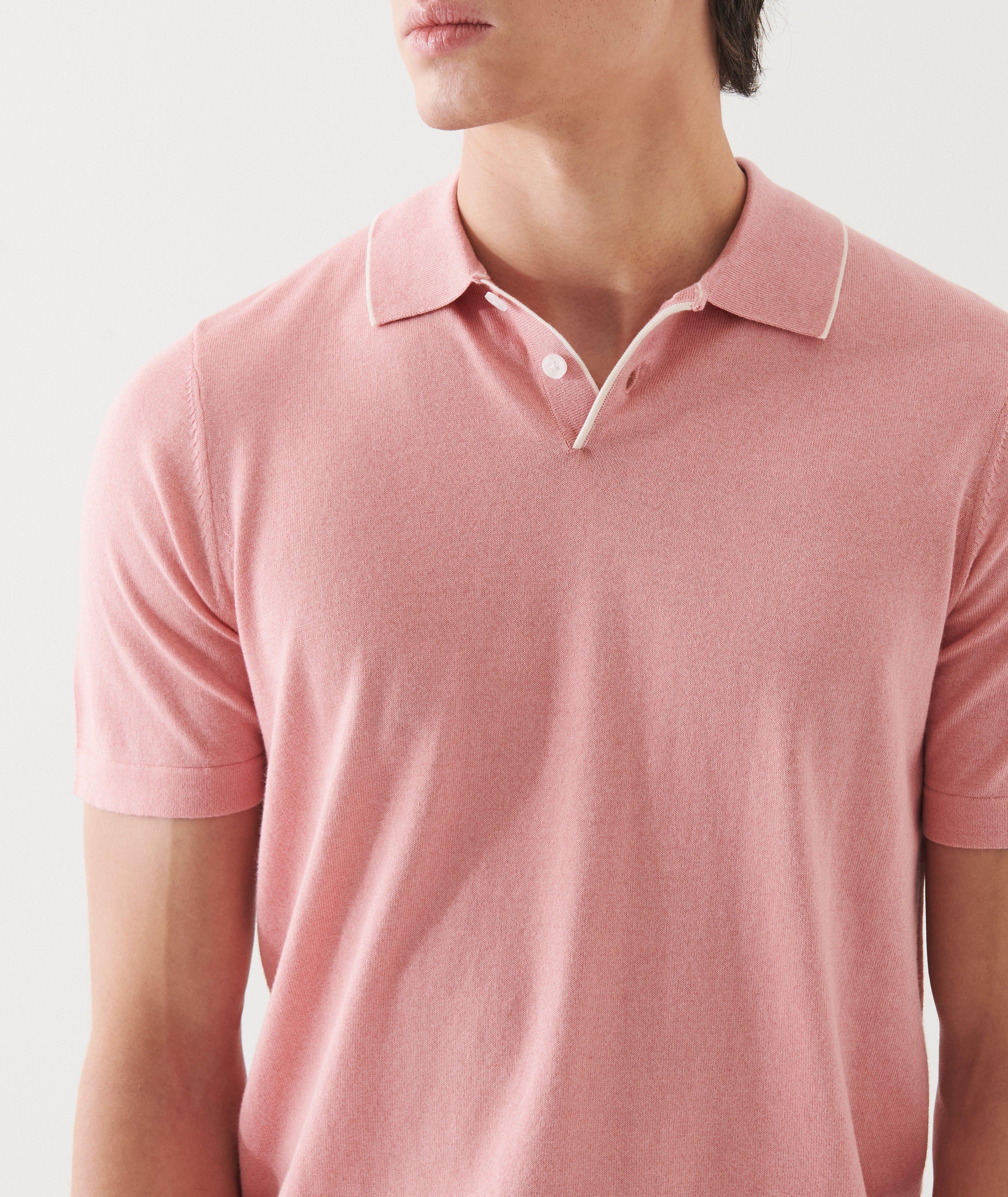 Cotton-Blend Tipped Polo image 4