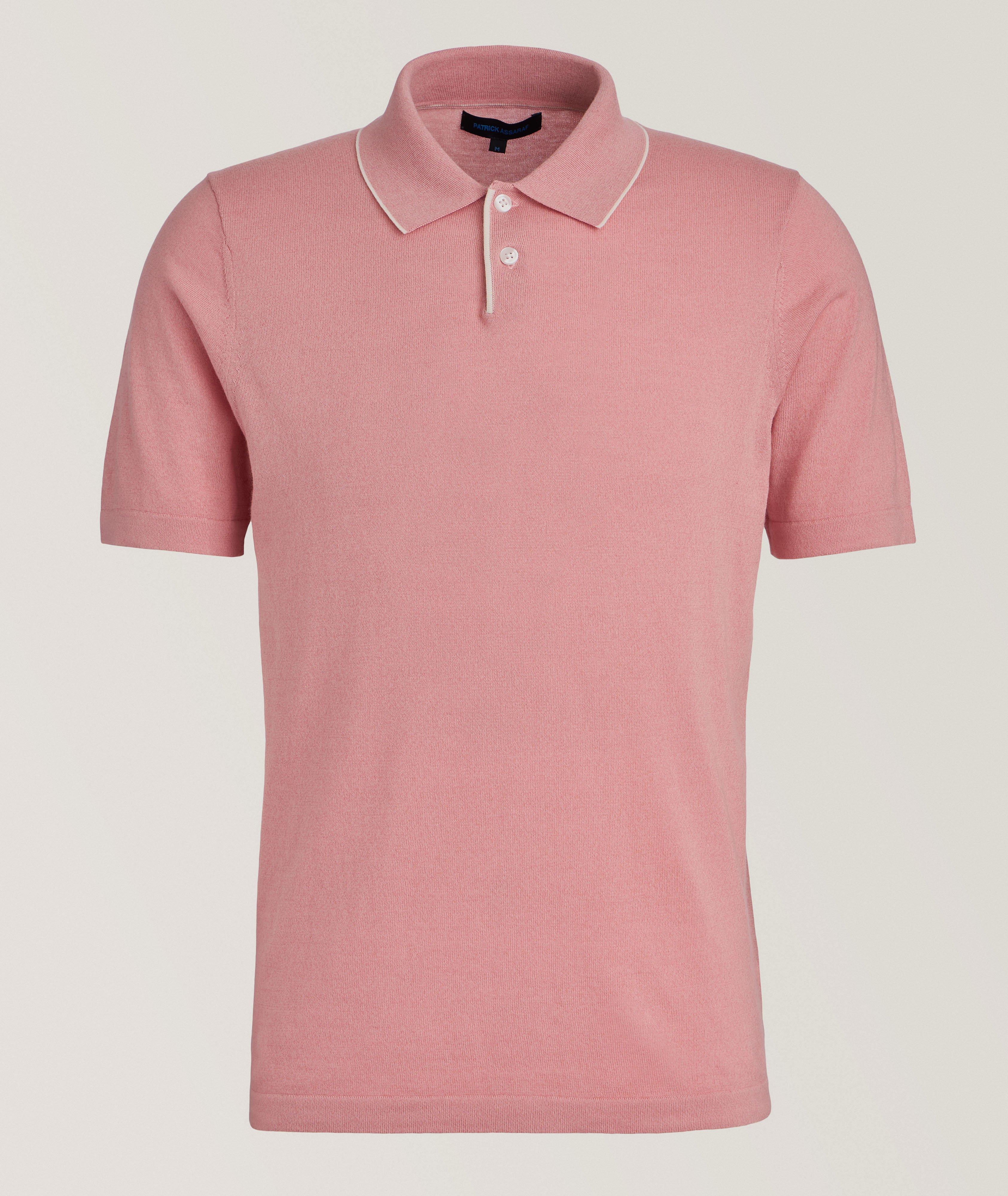 Cotton-Blend Tipped Polo image 0