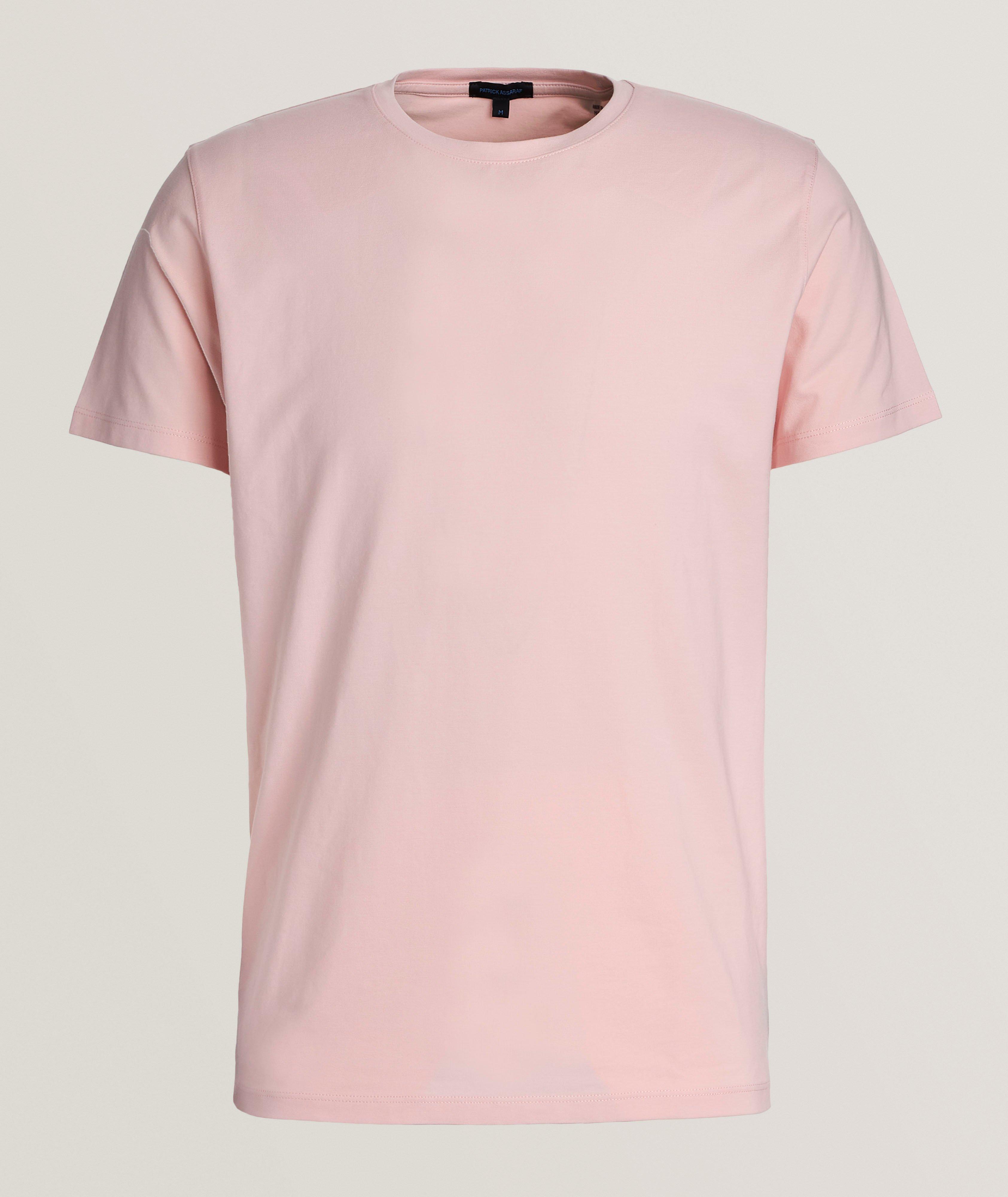 T-shirt en coton pima extensible image 0