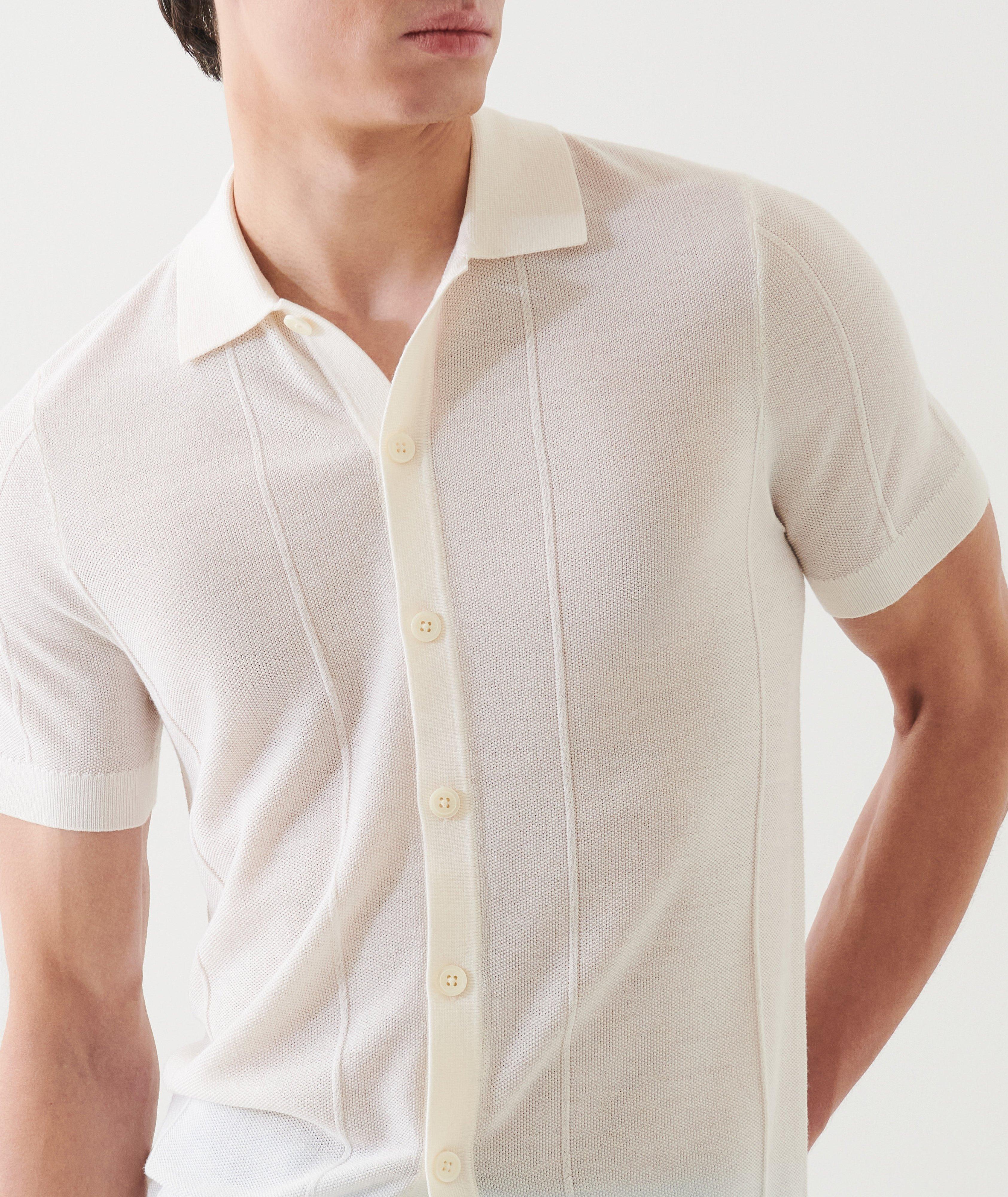 Chemise en tricot de laine mérinos et de soie image 4