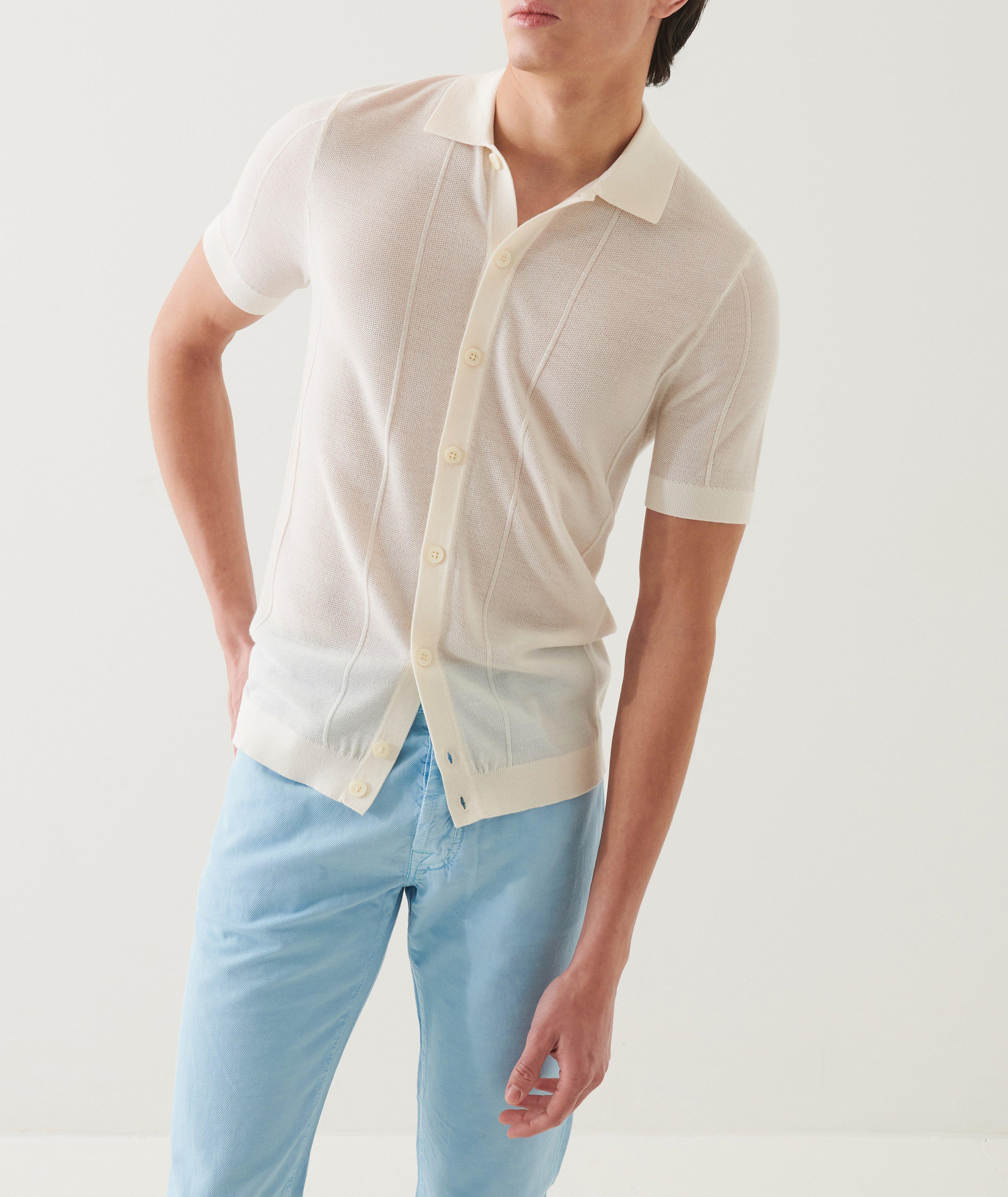 Chemise en tricot de laine mérinos et de soie image 5