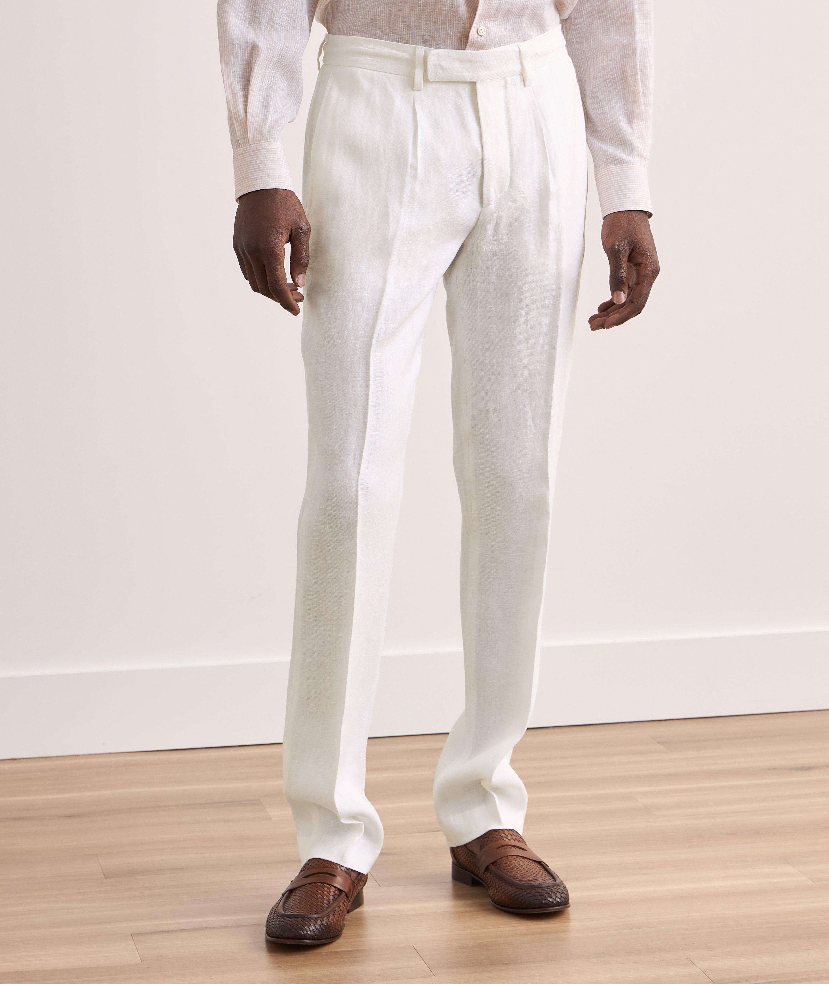 Linen Drawstring Pants image 1