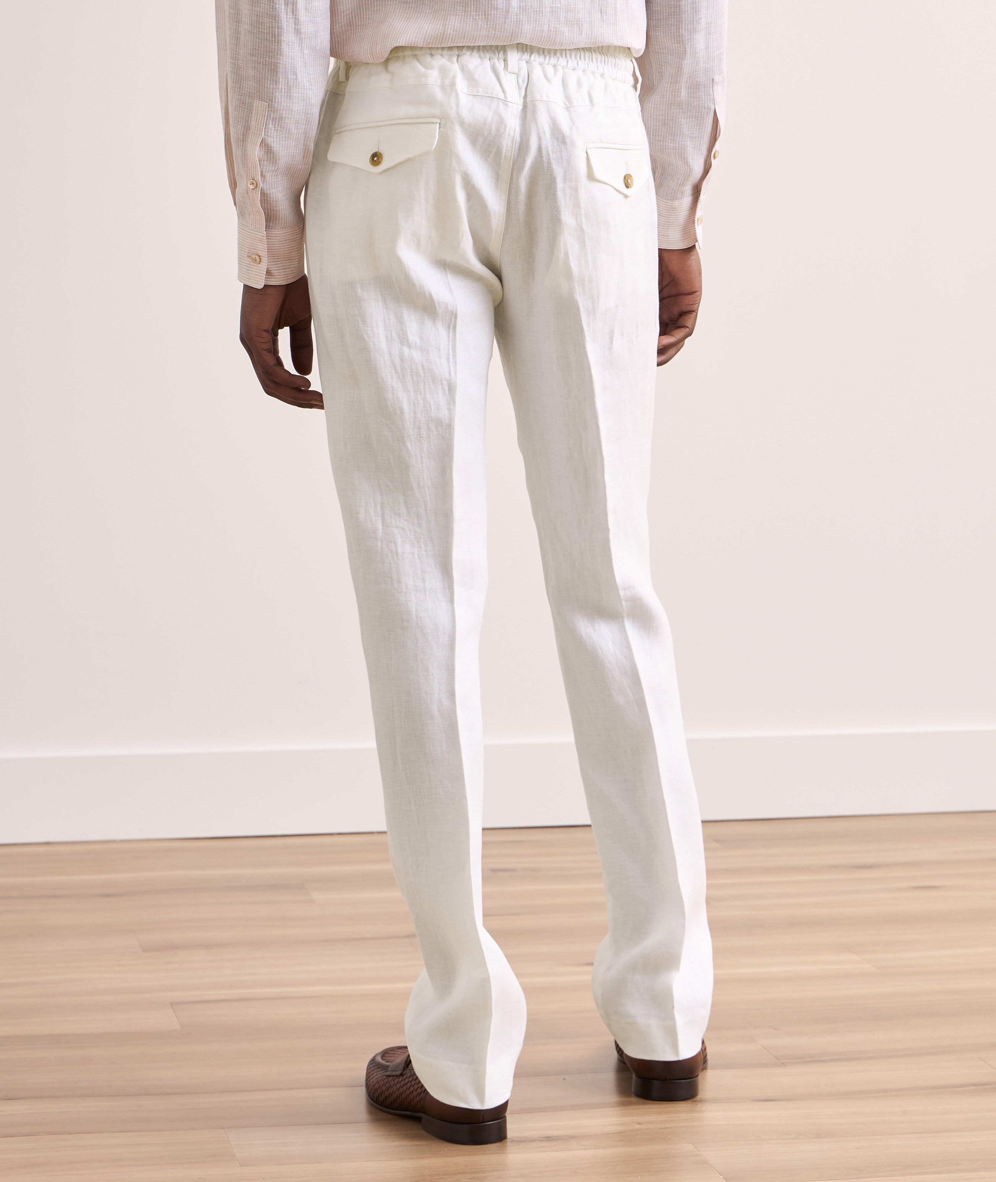 Linen Drawstring Pants image 2