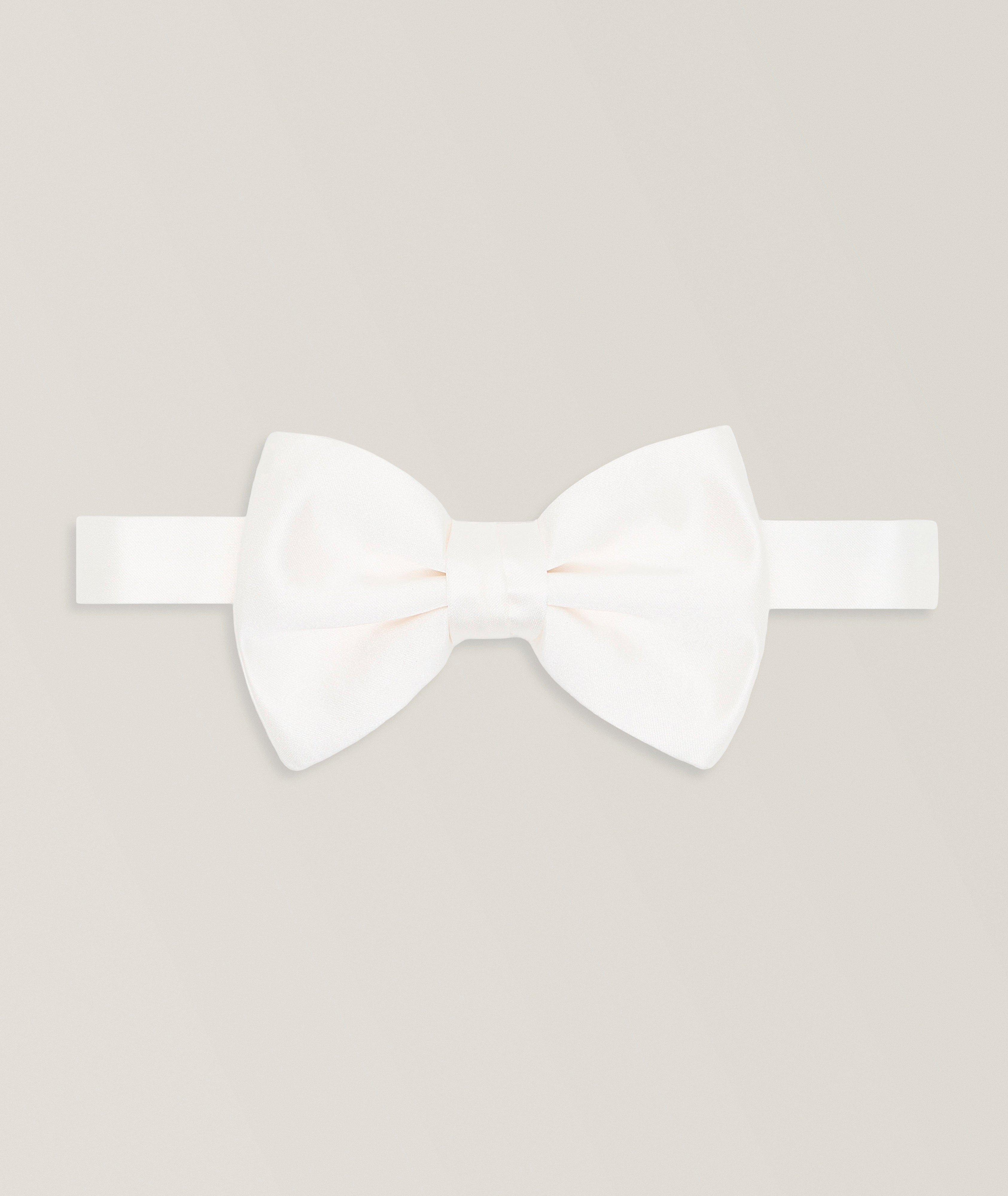 Emporio Armani Micro-Textured Silk Bow Tie