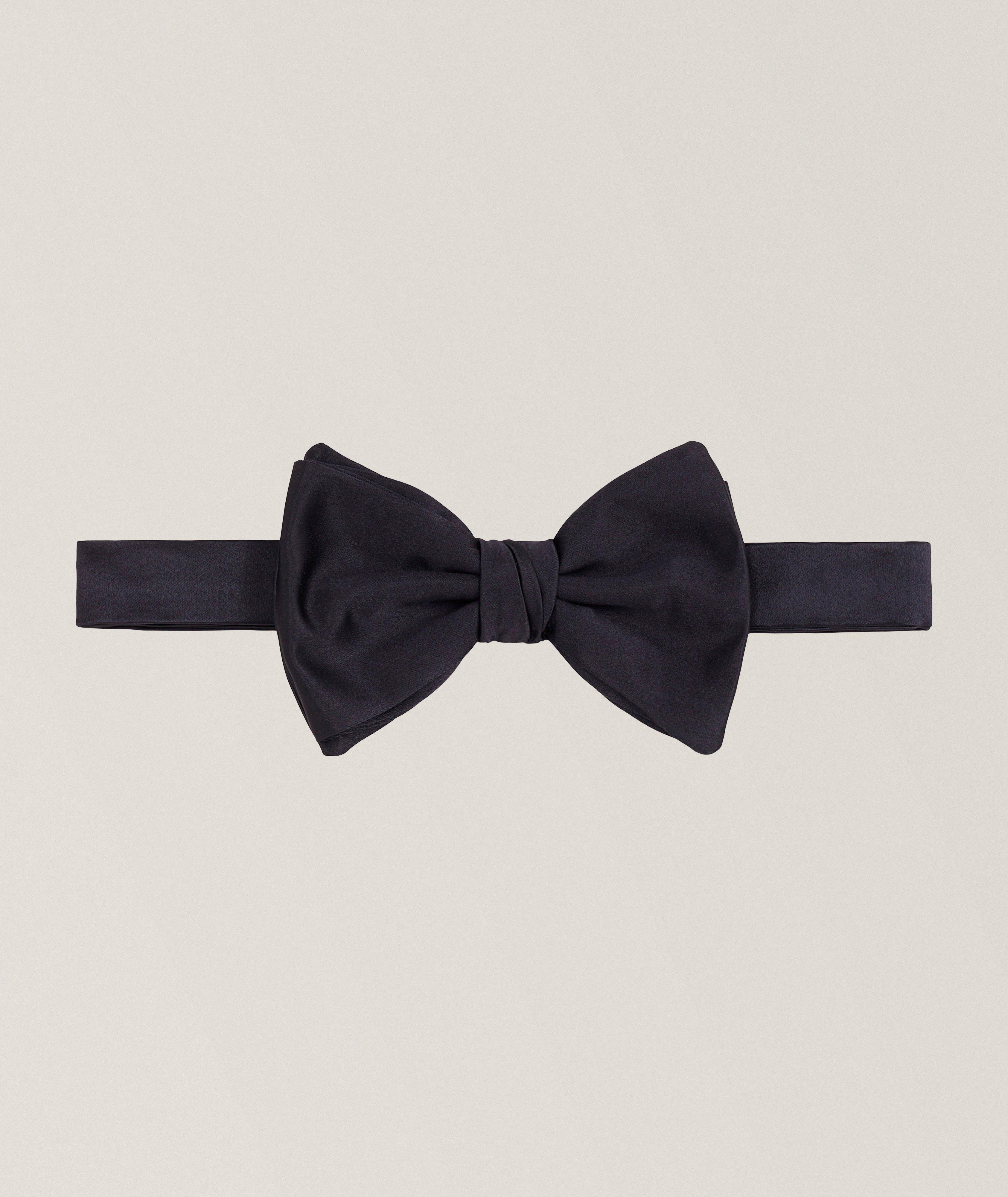 Emporio Armani Micro-Textured Silk Bow Tie