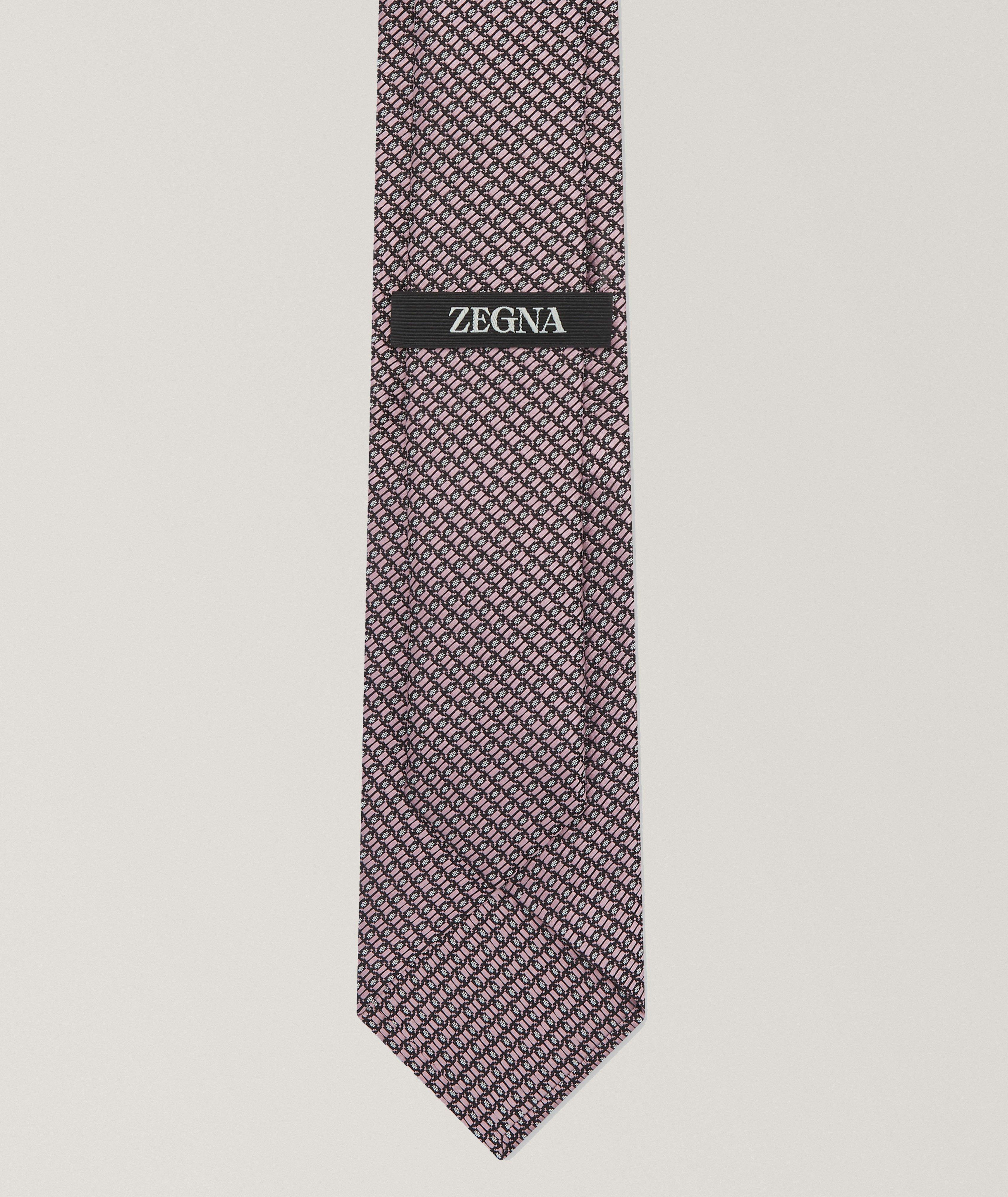 Couture Diagonal Weave Silk Tie image 1