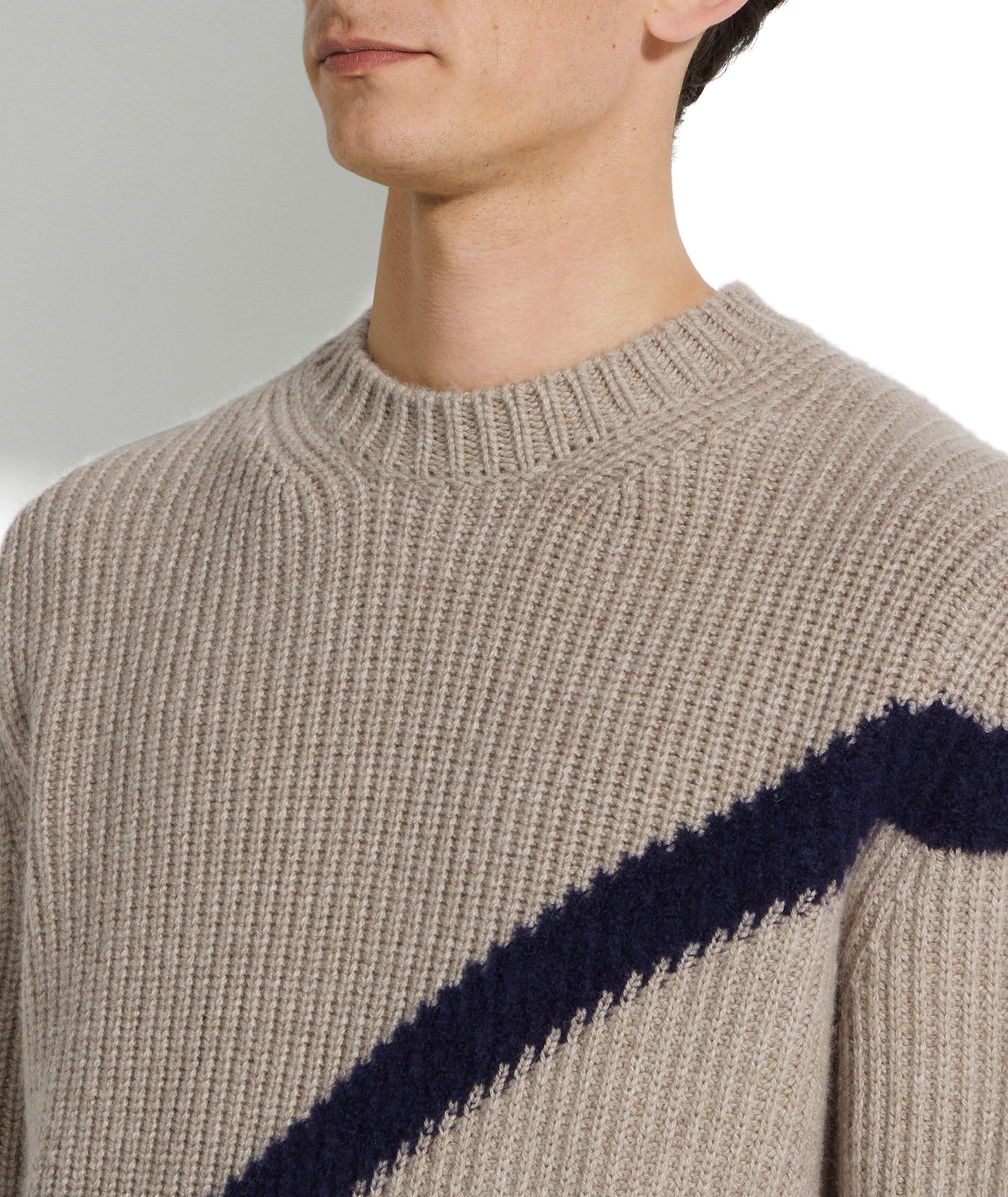 Cashmere-Silk Crewneck Sweater  image 3