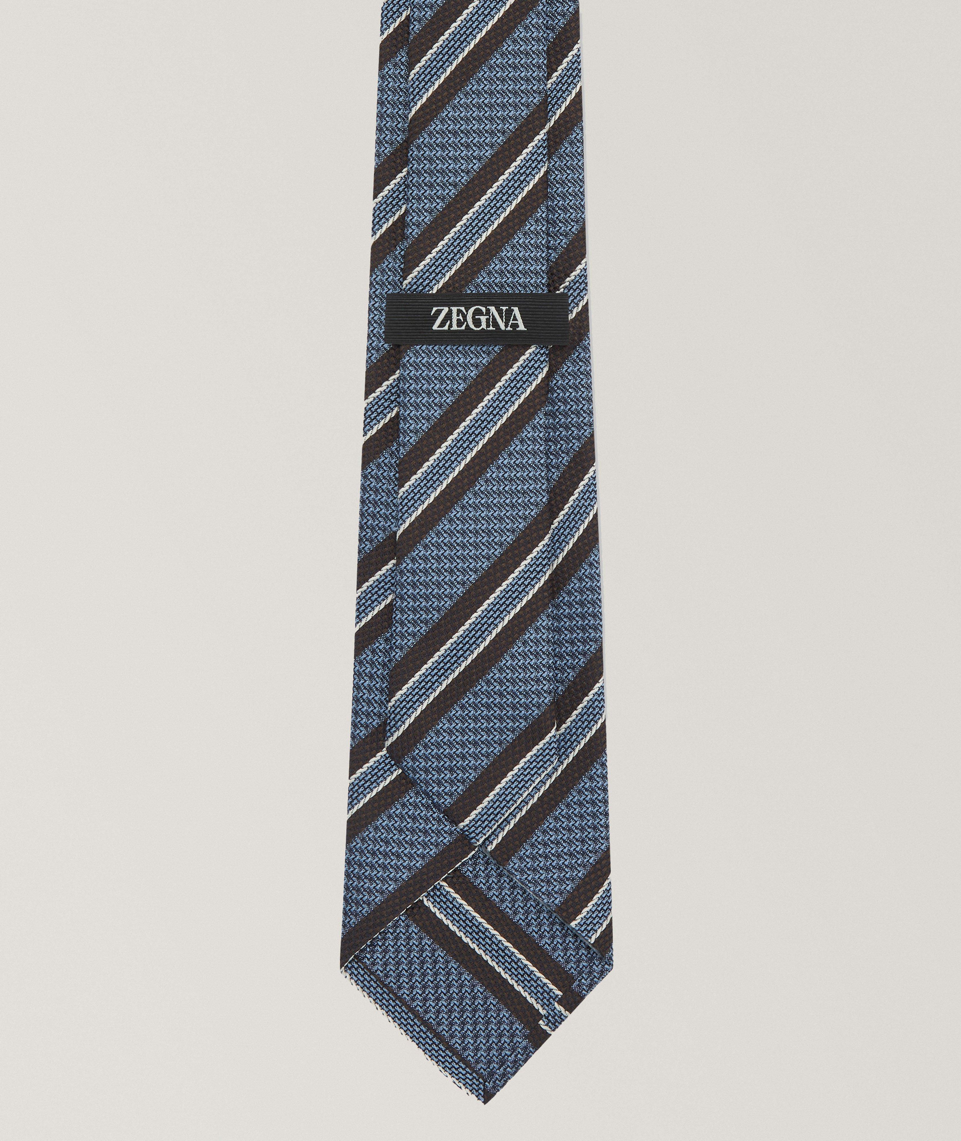 Couture Striped Silk Tie image 1