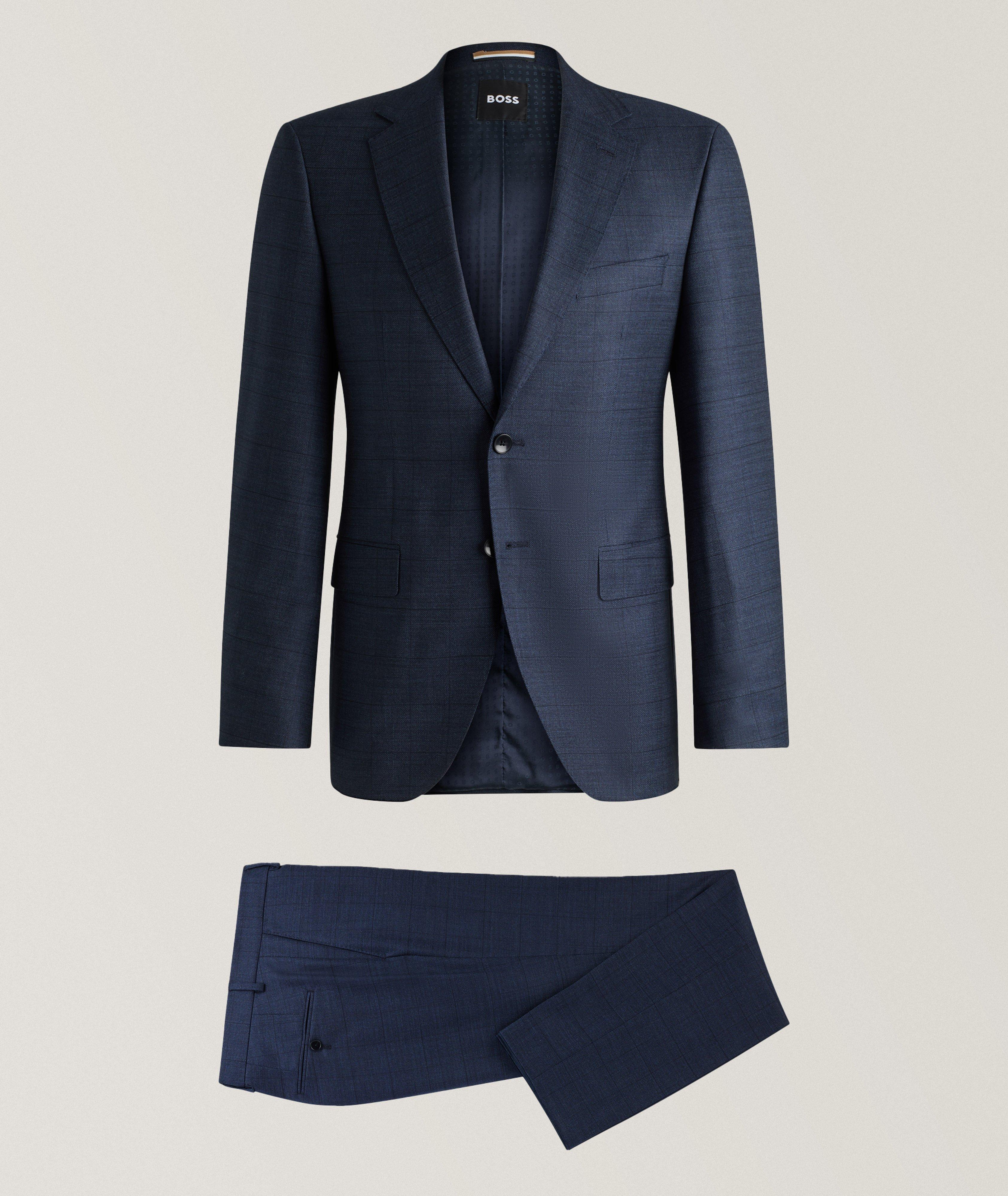 Jeckson Checked Stretch-Wool Suit  image 0