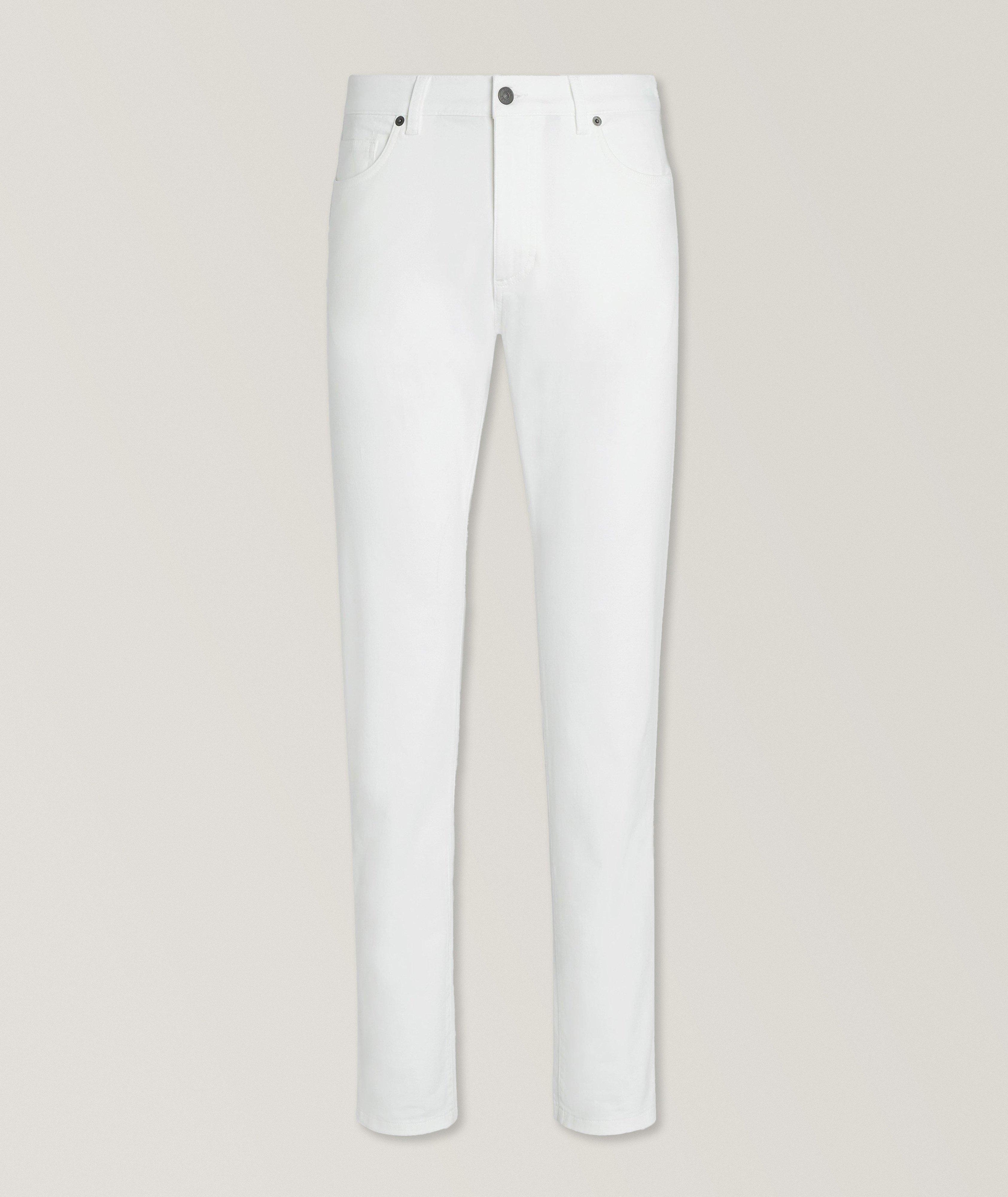 Stretch-Cotton Five Pocket Pants image 0