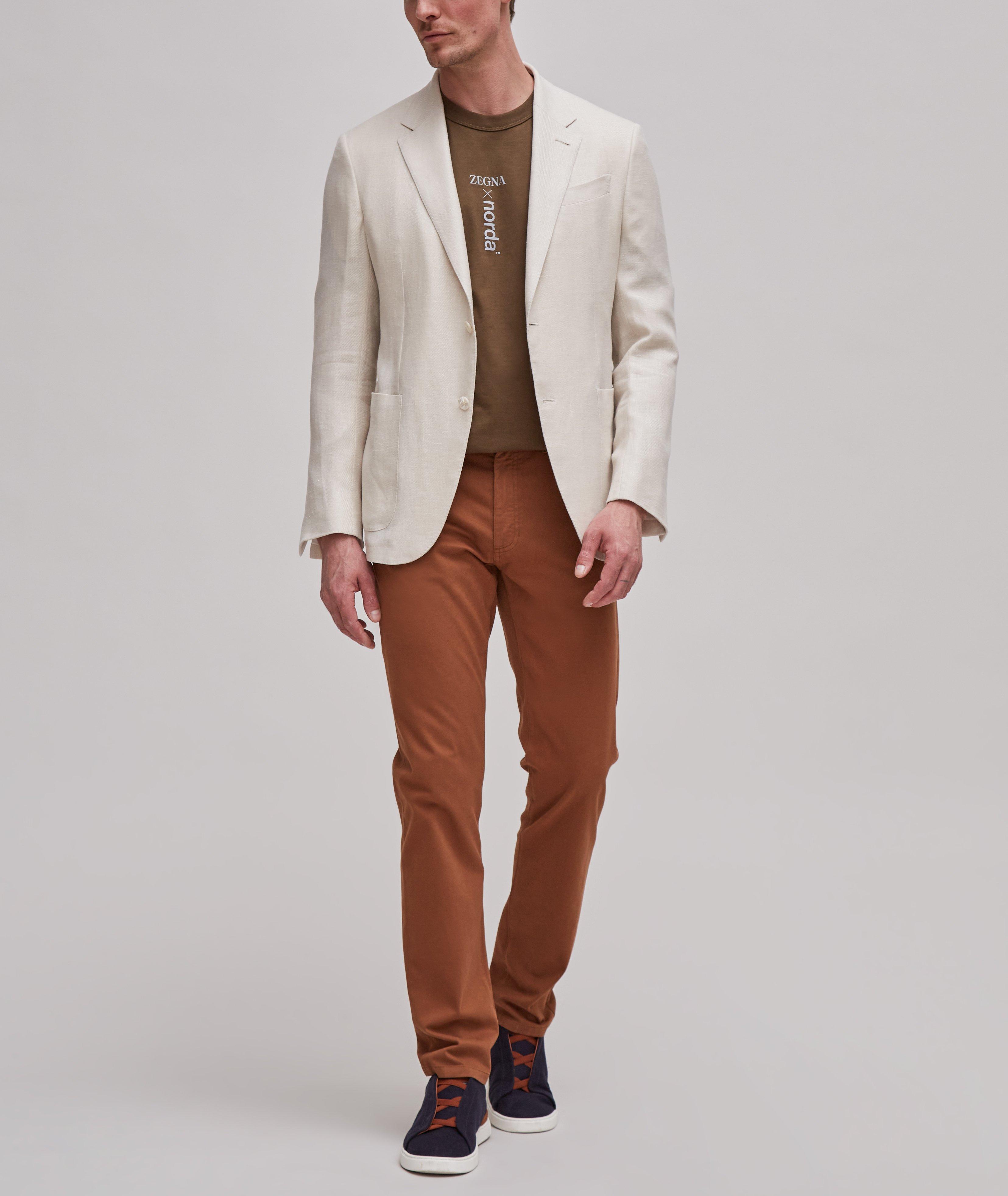 City Garment Dyed Stretch-Cotton Jeans image 3