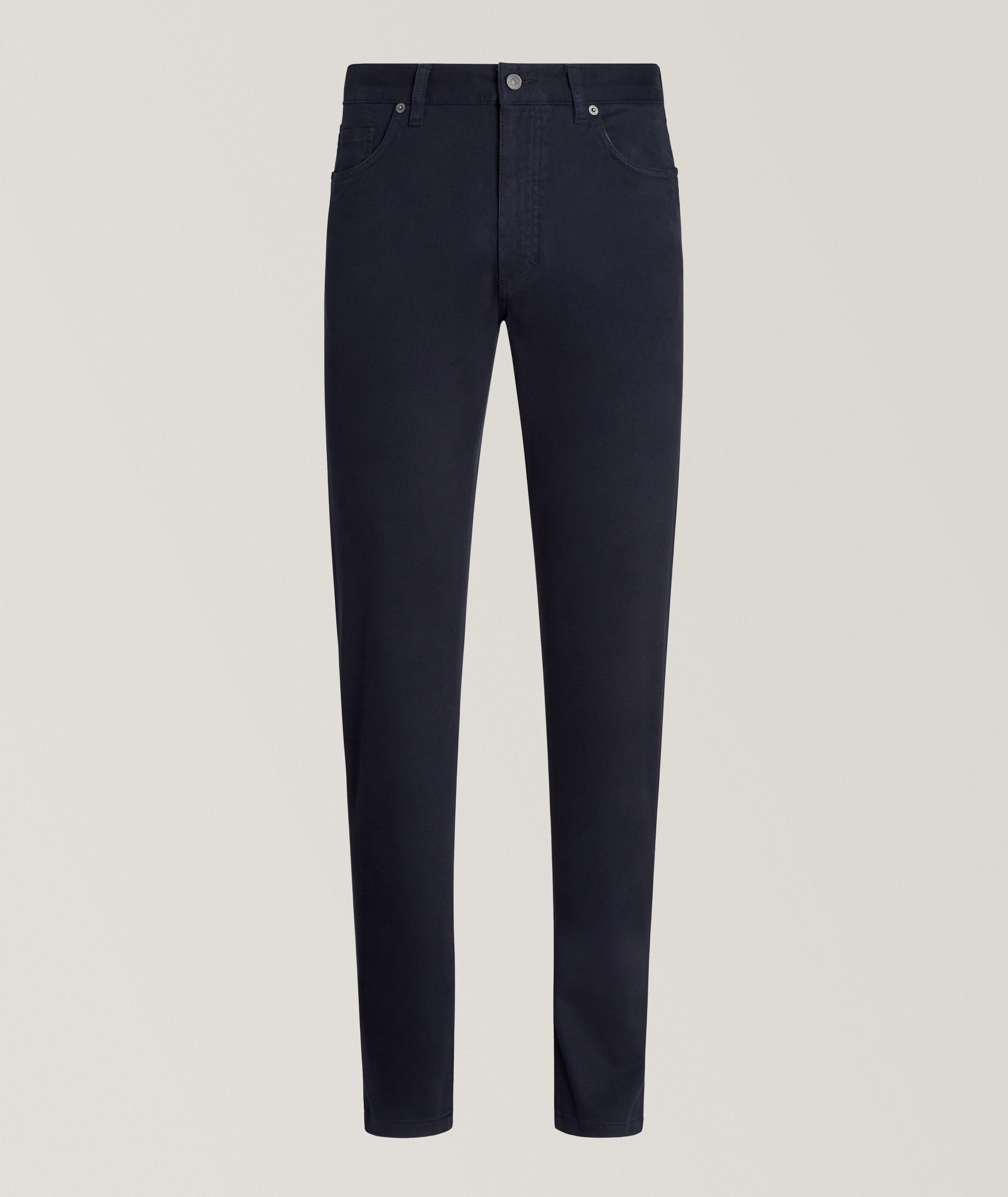 City Stretch-Cotton Five-Pocket Jeans image 0