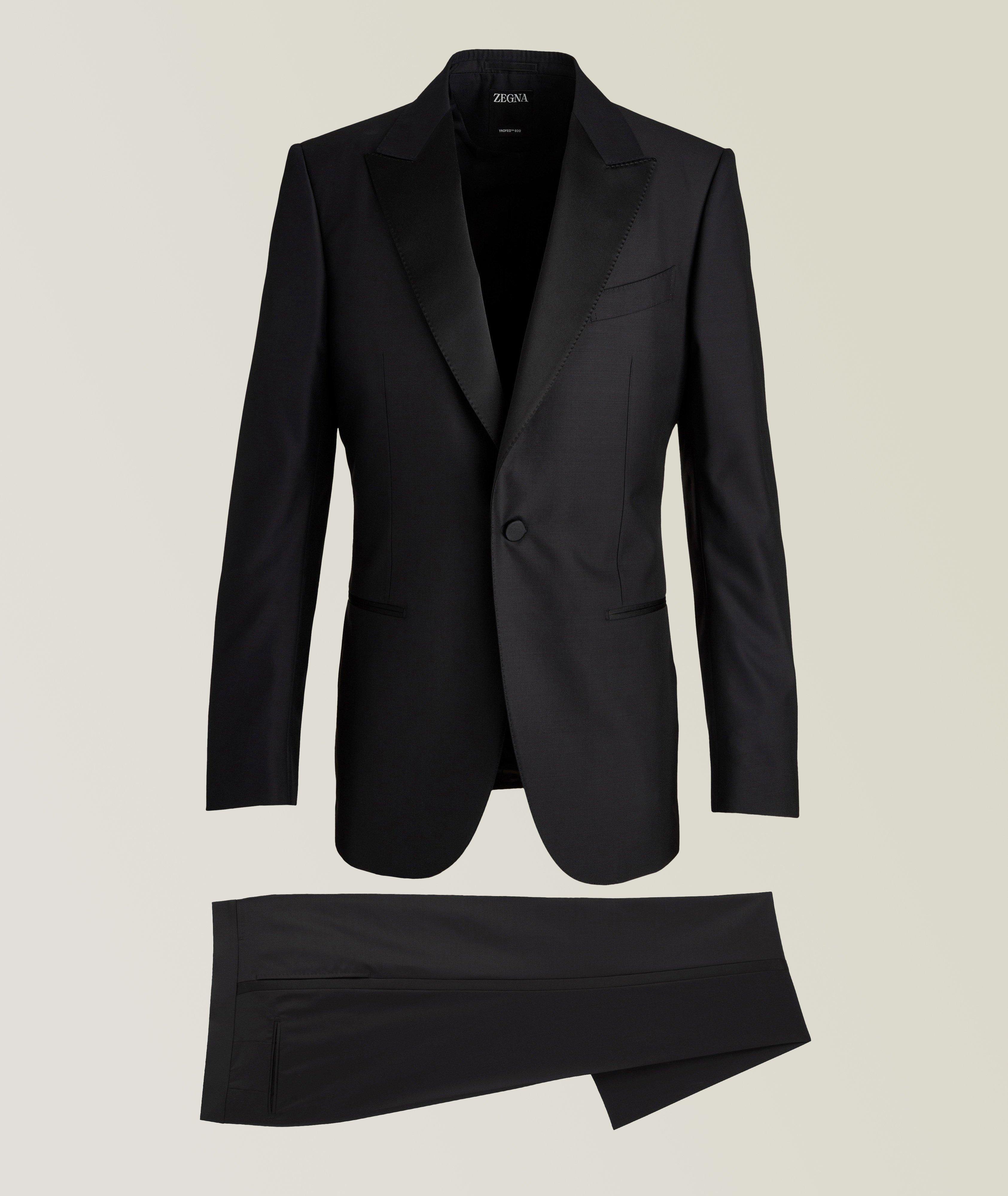 Solid Trofeo 600 Wool-Silk Tuxedo image 0